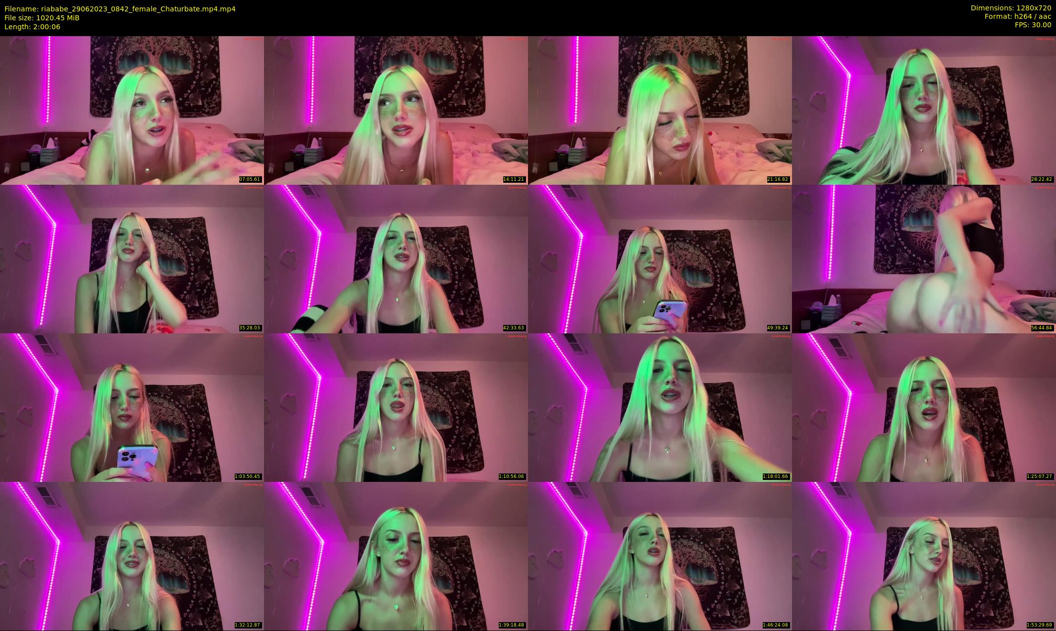 riababe — 121 minute Chaturbate female cam show recording, 720p, Jun 29, 2023