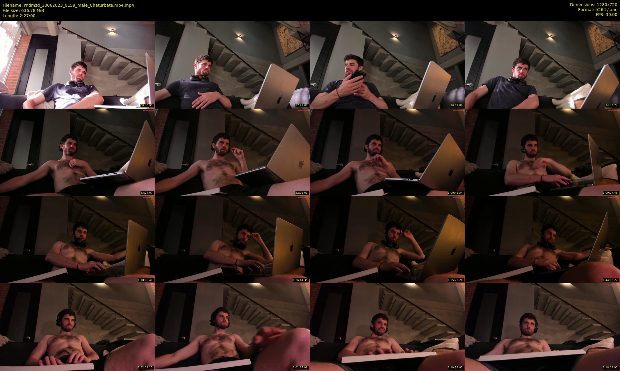 rndmzd — 147 minute Chaturbate male cam show recording, 720p, Jun 30, 2023