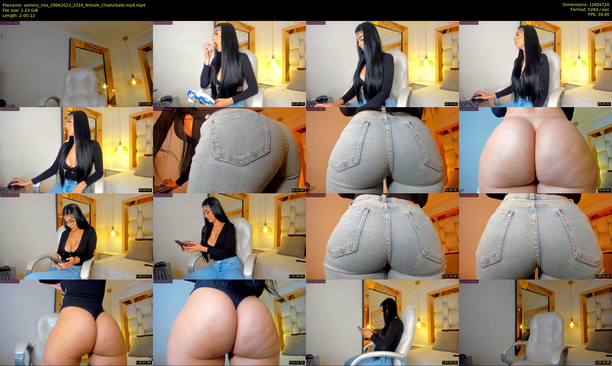 sammy_rios — 126 minute Chaturbate female cam show recording, 720p, Jun 29, 2023
