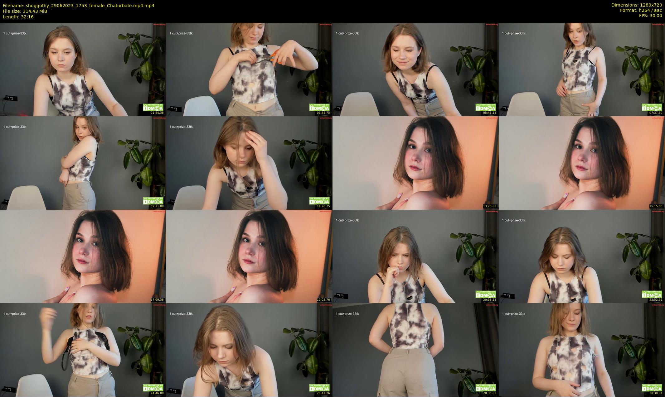 shoggothy — 33 minute Chaturbate female cam show recording, 720p, Jun 29, 2023