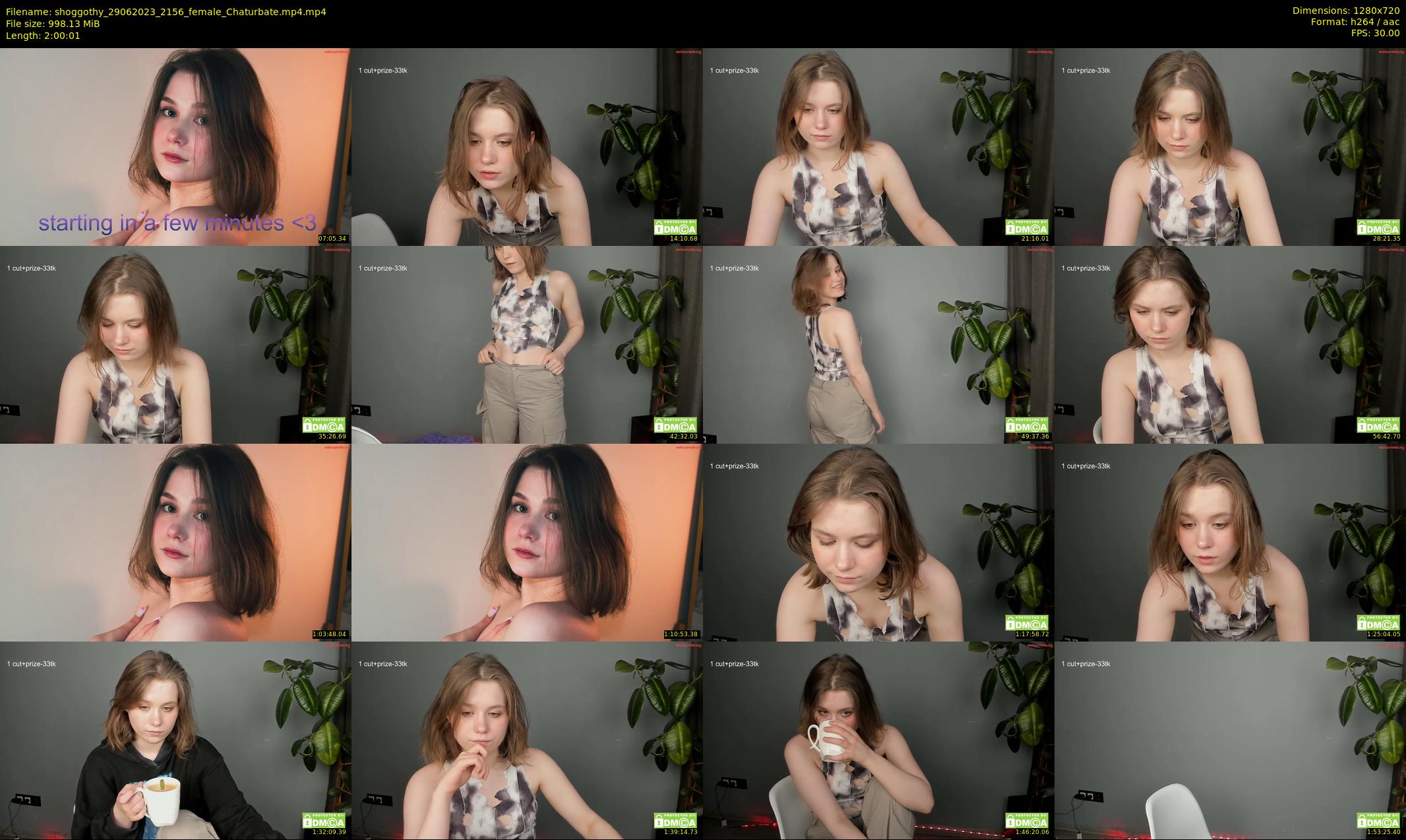 shoggothy — 121 minute Chaturbate female cam show recording, 720p, Jun 29, 2023