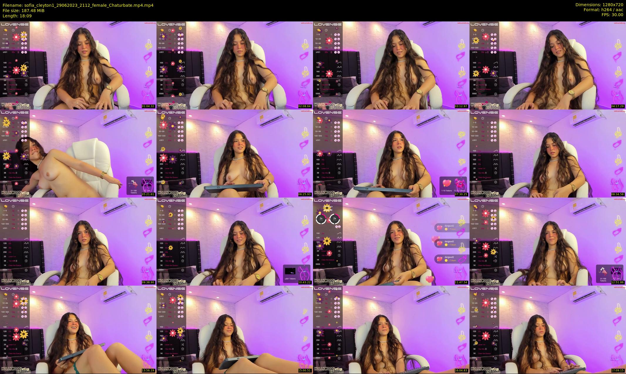 sofia_cleyton1 — 19 minute Chaturbate female cam show recording, 720p, Jun 29, 2023