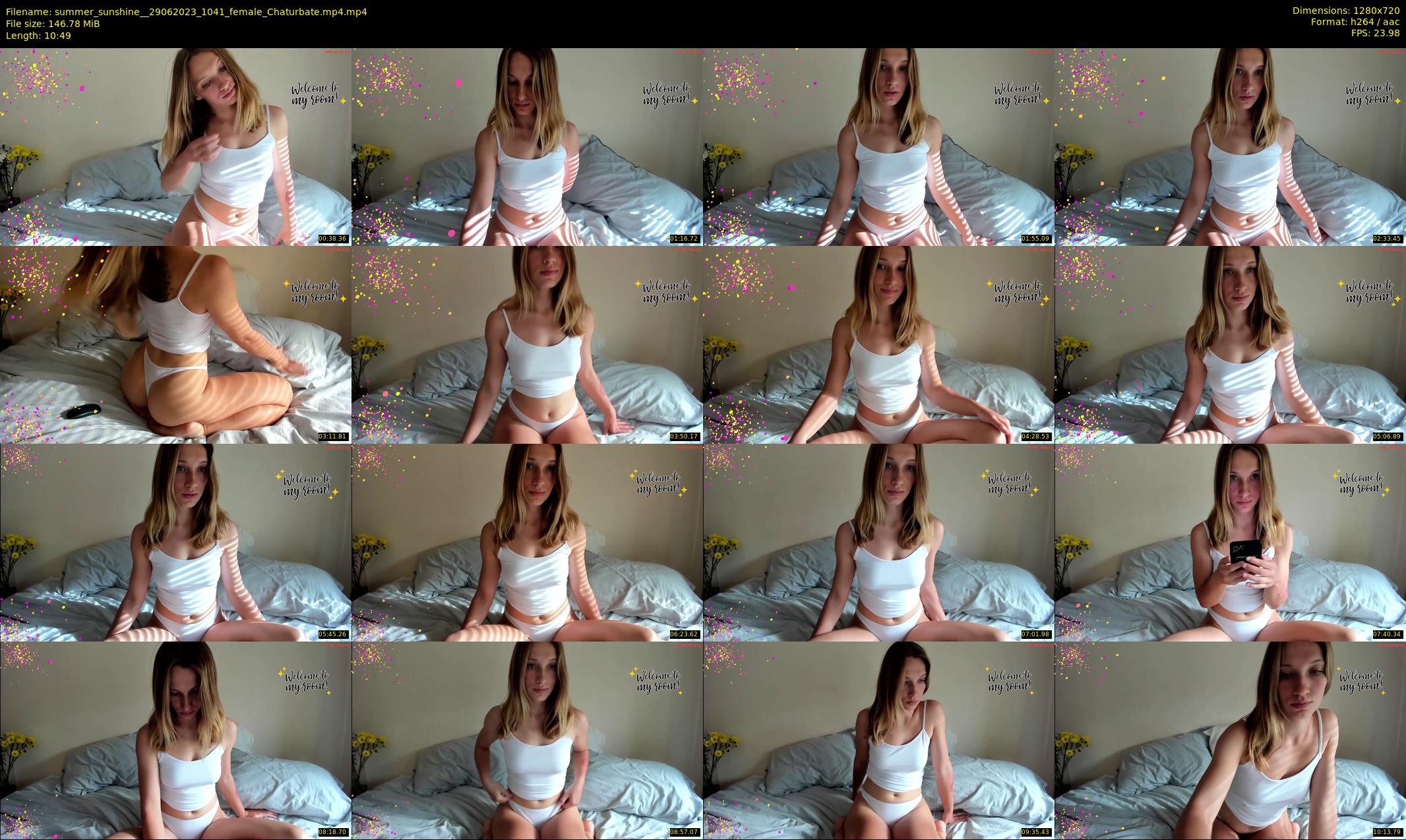 summer_sunshine_ — 11 minute Chaturbate female cam show recording, 720p, Jun 29, 2023