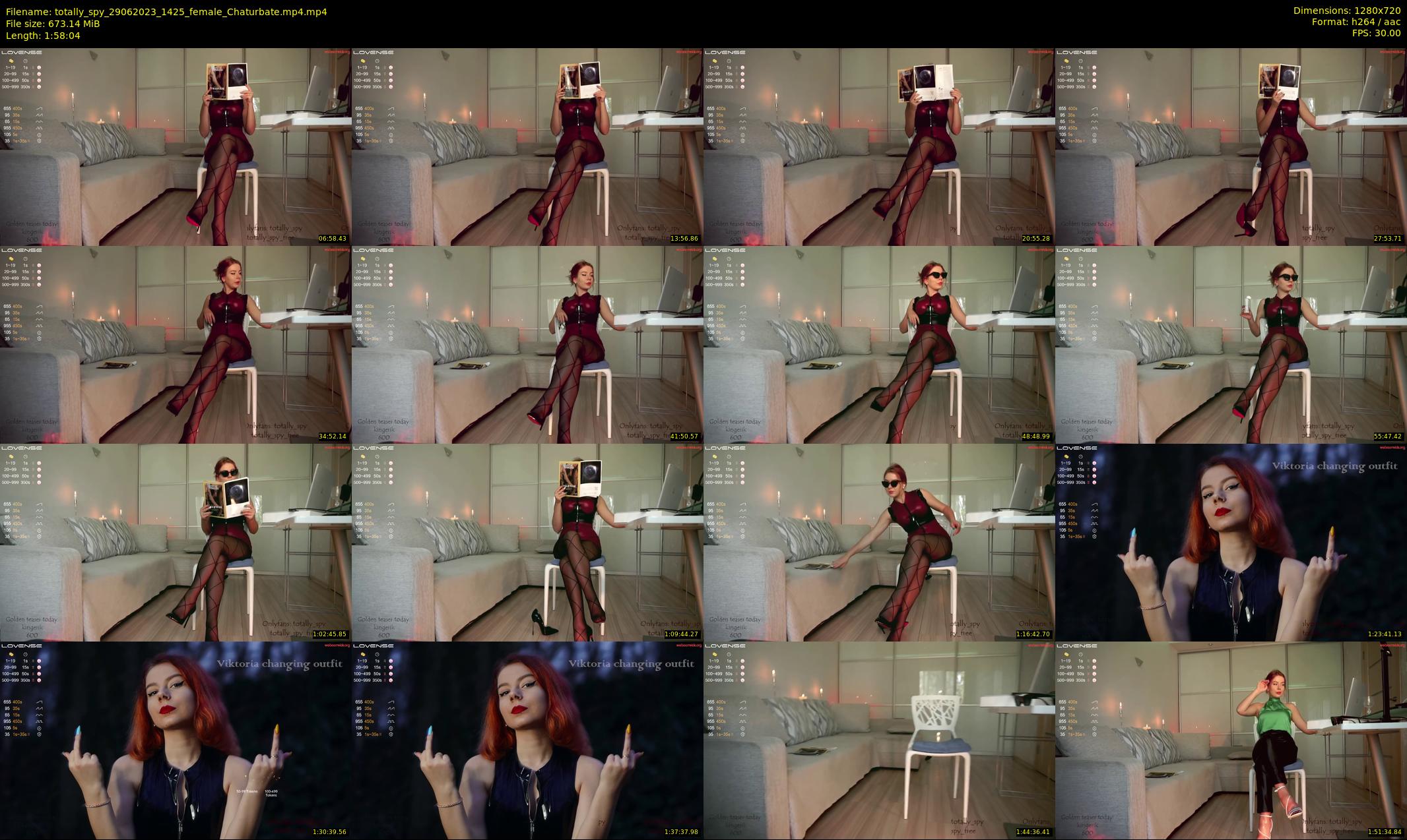 totally_spy — 119 minute Chaturbate female cam show recording, 720p, Jun 29, 2023