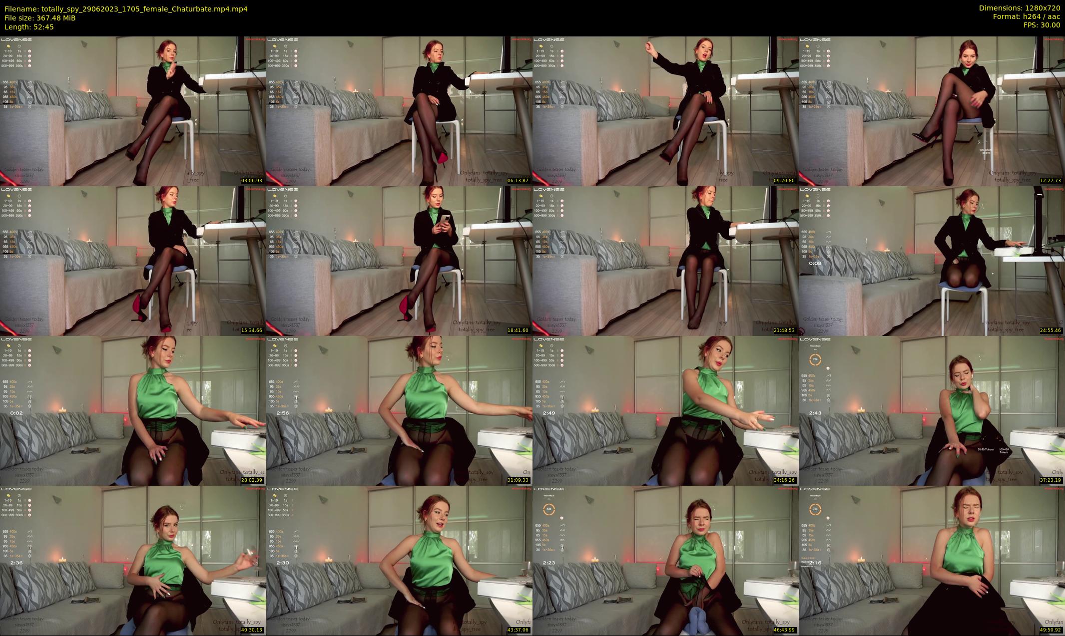 totally_spy — 53 minute Chaturbate female cam show recording, 720p, Jun 29, 2023