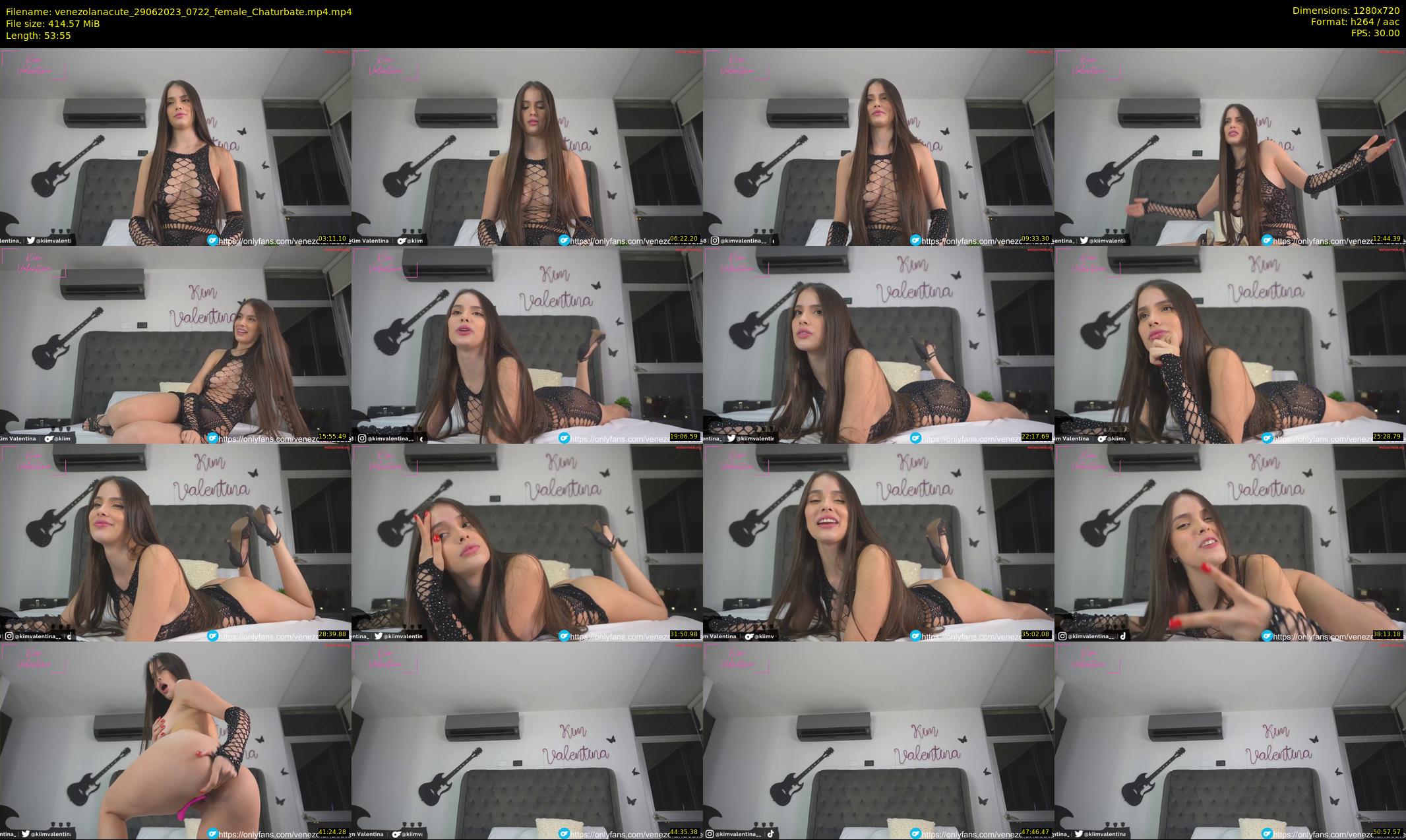 venezolanacute — 54 minute Chaturbate female cam show recording, 720p, Jun 29, 2023