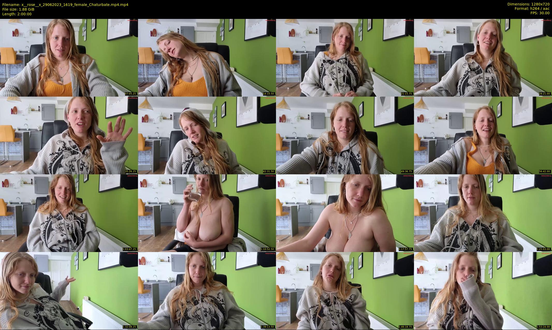 x__rose__x — 120 minute Chaturbate female cam show recording, 720p, Jun 29, 2023