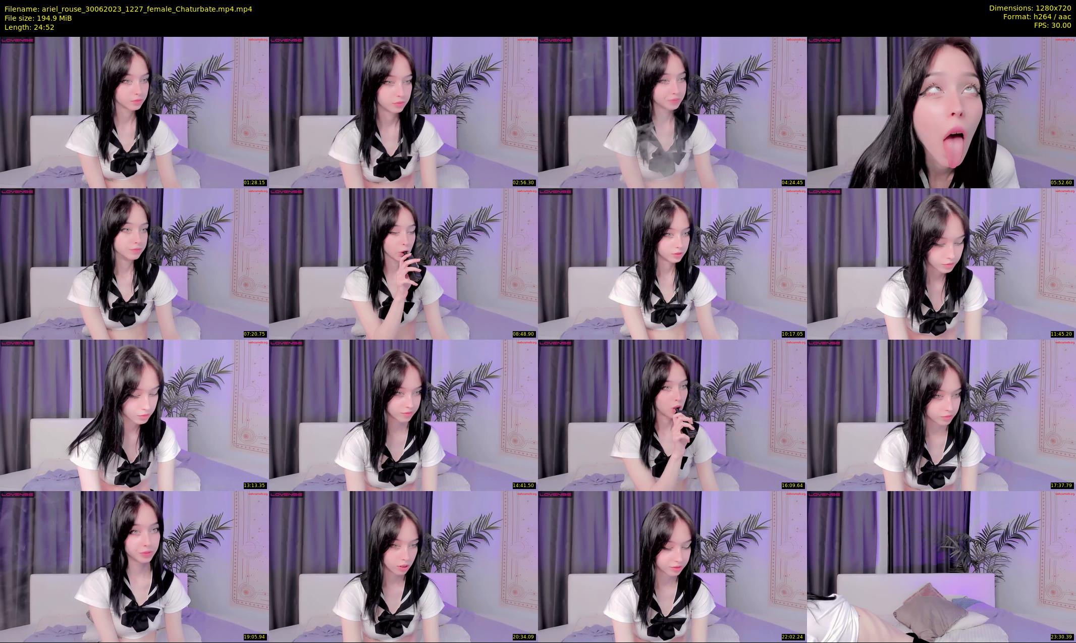 ariel_rouse — 25 minute Chaturbate female cam show recording, 720p, Jun 30, 2023