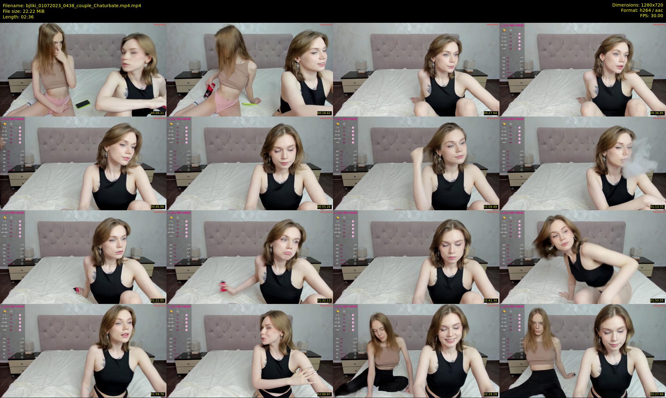 bjliki — 3 minute Chaturbate couple cam show recording, 720p, Jul 1, 2023
