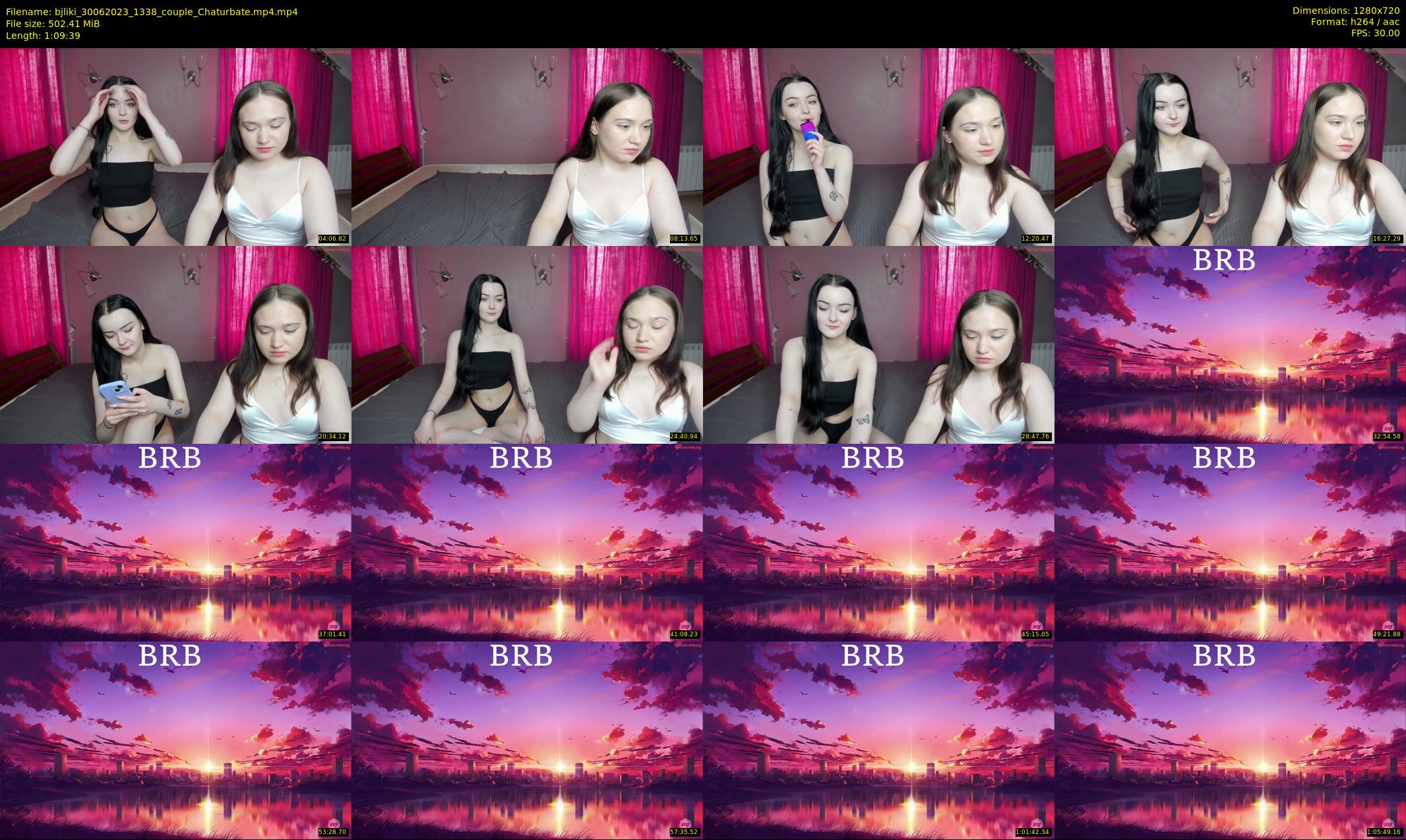 bjliki — 70 minute Chaturbate couple cam show recording, 720p, Jun 30, 2023