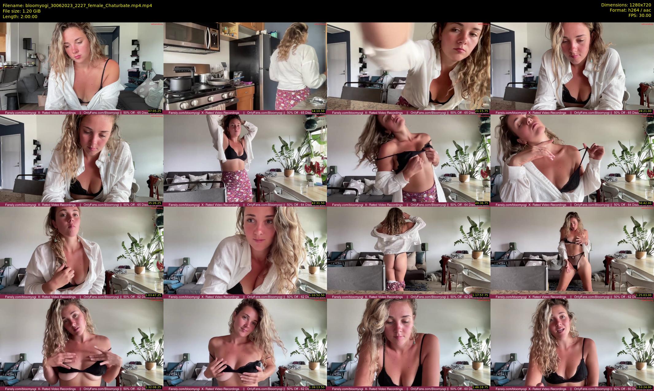 bloomyogi — 120 minute Chaturbate female cam show recording, 720p, Jun 30, 2023