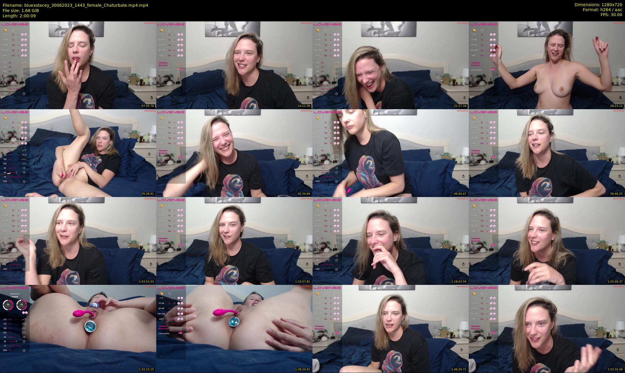 bluexstacey — 121 minute Chaturbate female cam show recording, 720p, Jun 30, 2023