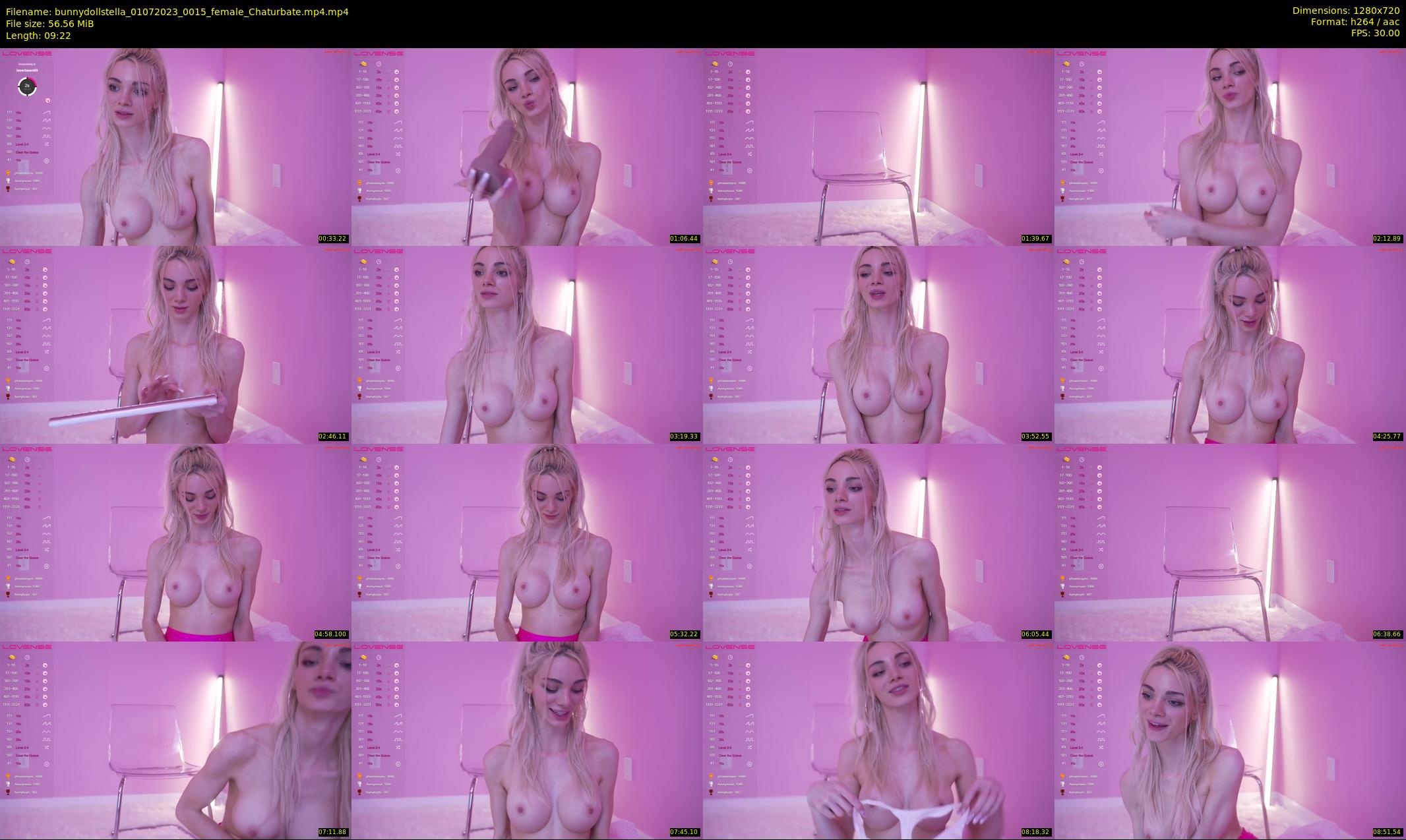 bunnydollstella — 10 minute Chaturbate female cam show recording, 720p, Jul 1, 2023