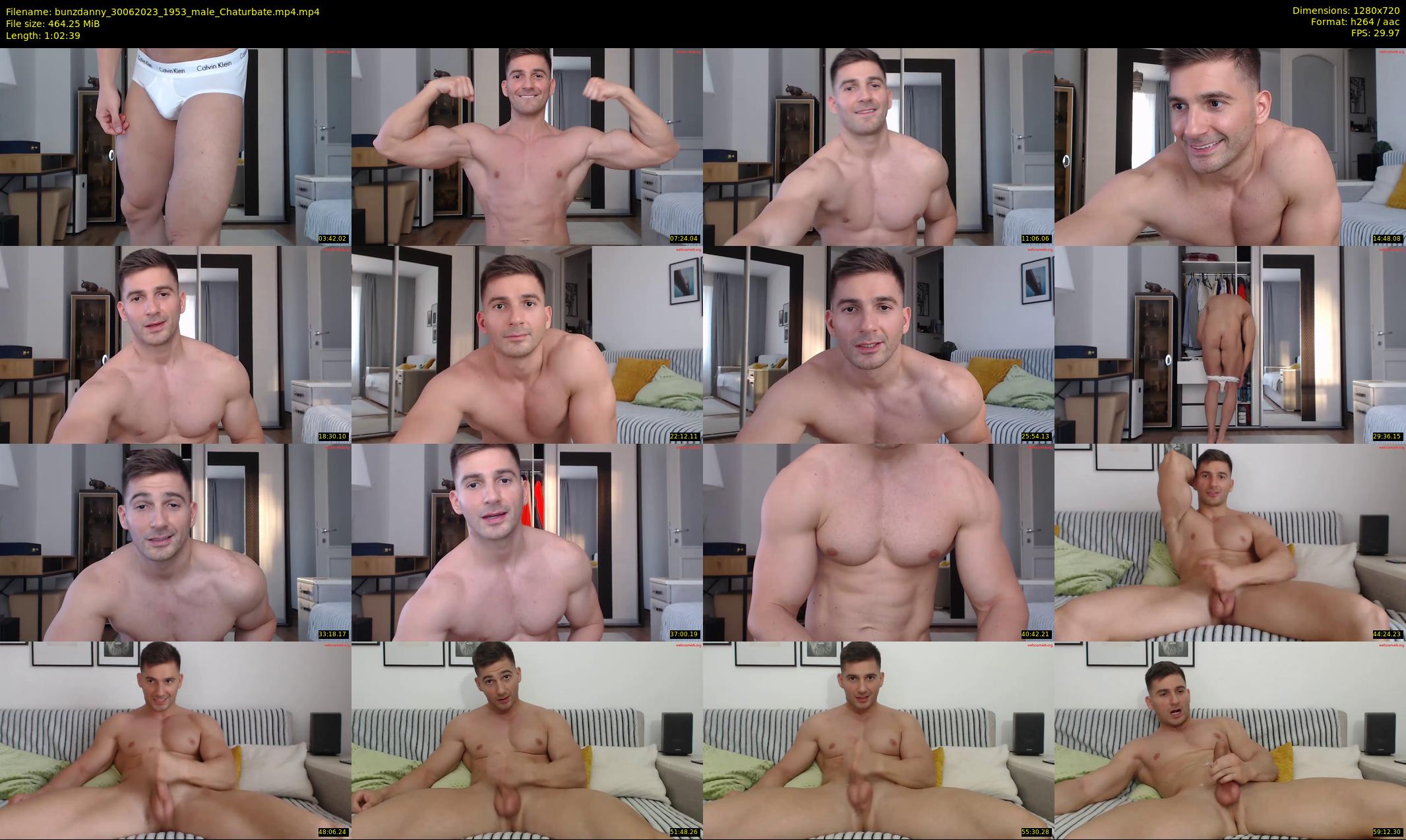 bunzdanny — 63 minute Chaturbate male cam show recording, 720p, Jun 30, 2023