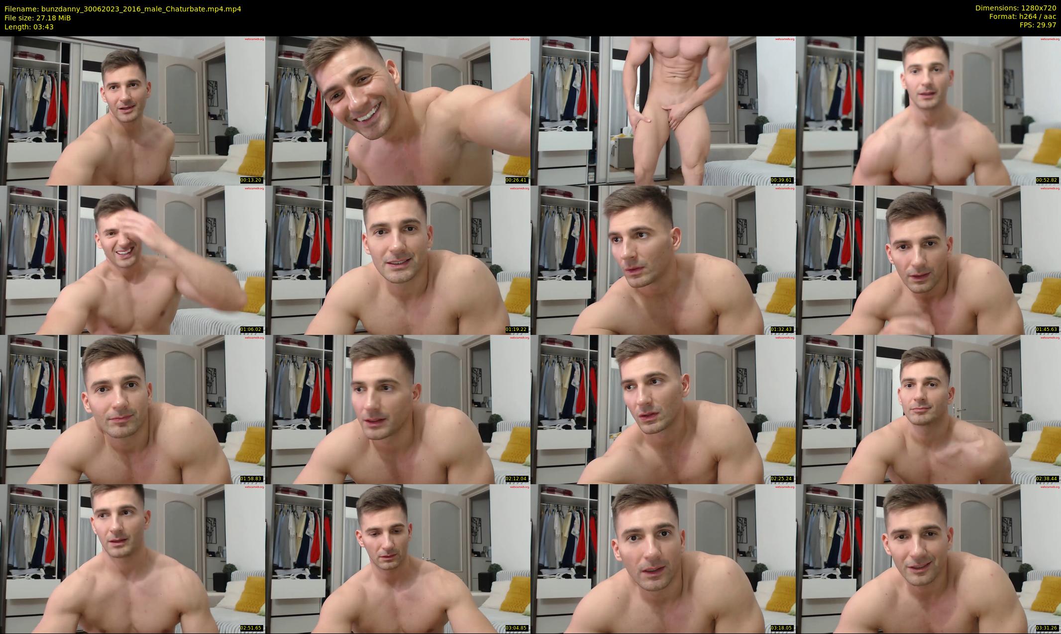 bunzdanny — 4 minute Chaturbate male cam show recording, 720p, Jun 30, 2023