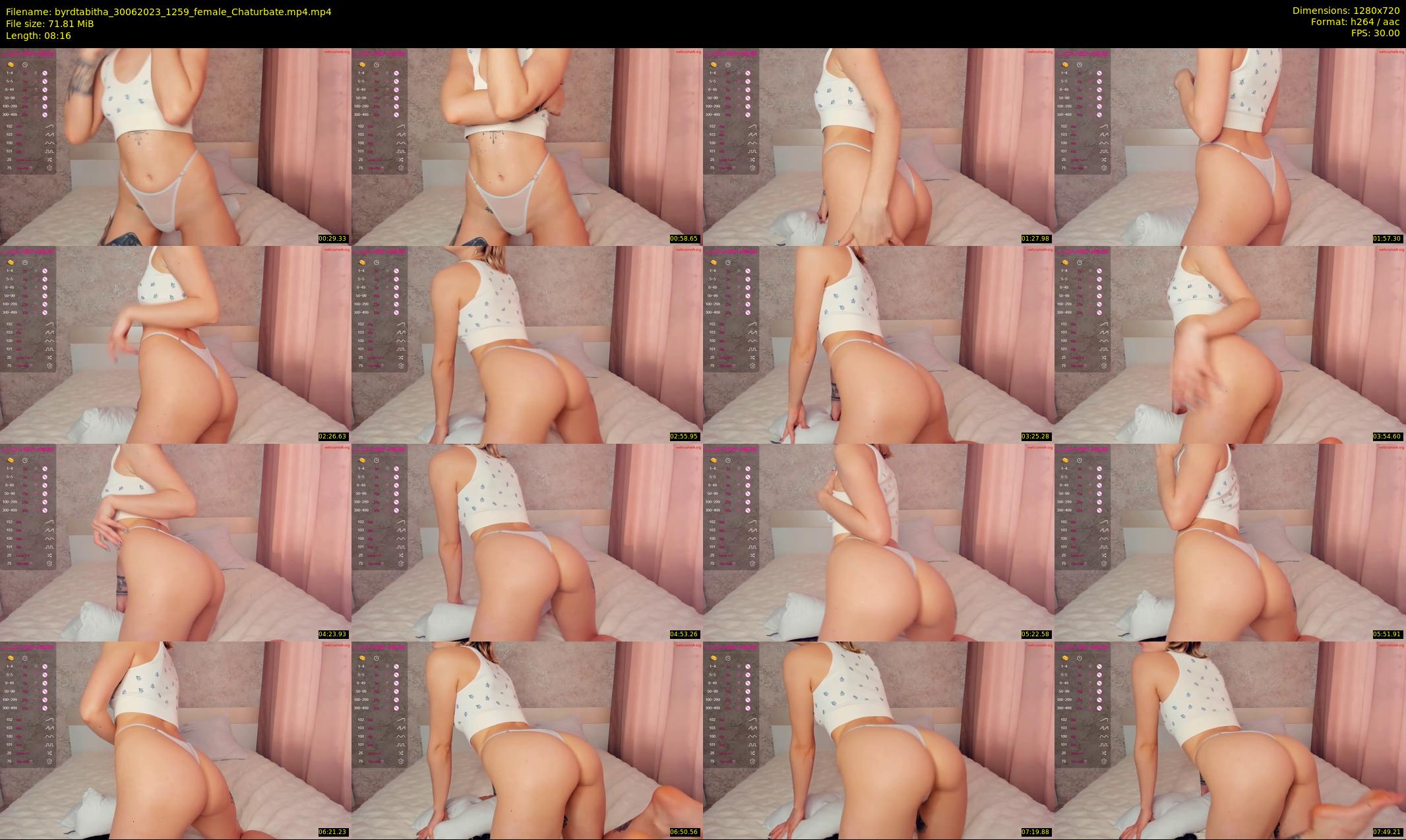 byrdtabitha — 9 minute Chaturbate female cam show recording, 720p, Jun 30, 2023