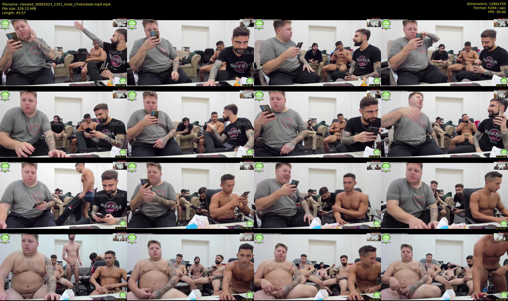classied — 46 minute Chaturbate male cam show recording, 720p, Jun 30, 2023