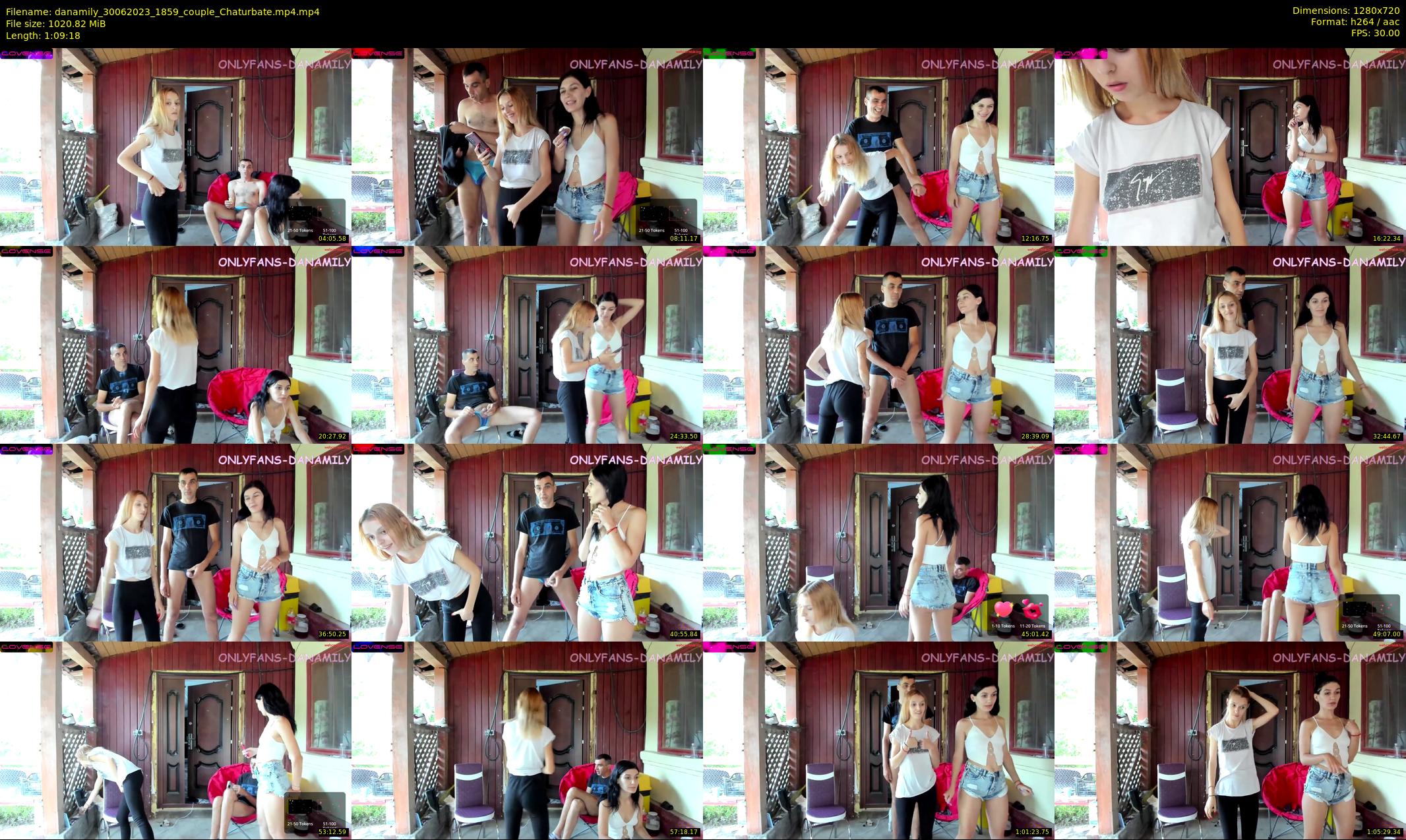 danamily — 70 minute Chaturbate female cam show recording, 720p, Jun 30, 2023