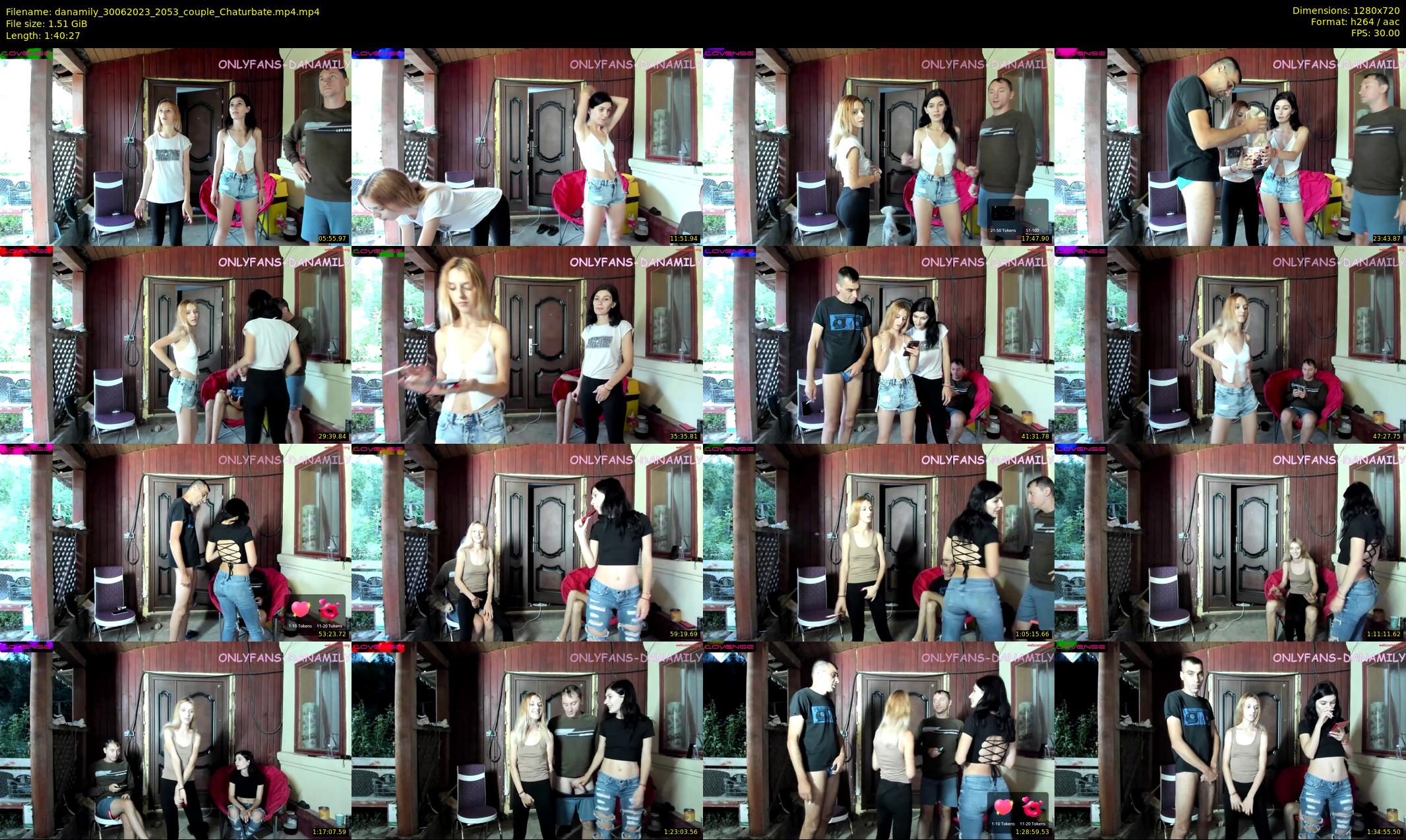 danamily — 101 minute Chaturbate female cam show recording, 720p, Jun 30, 2023