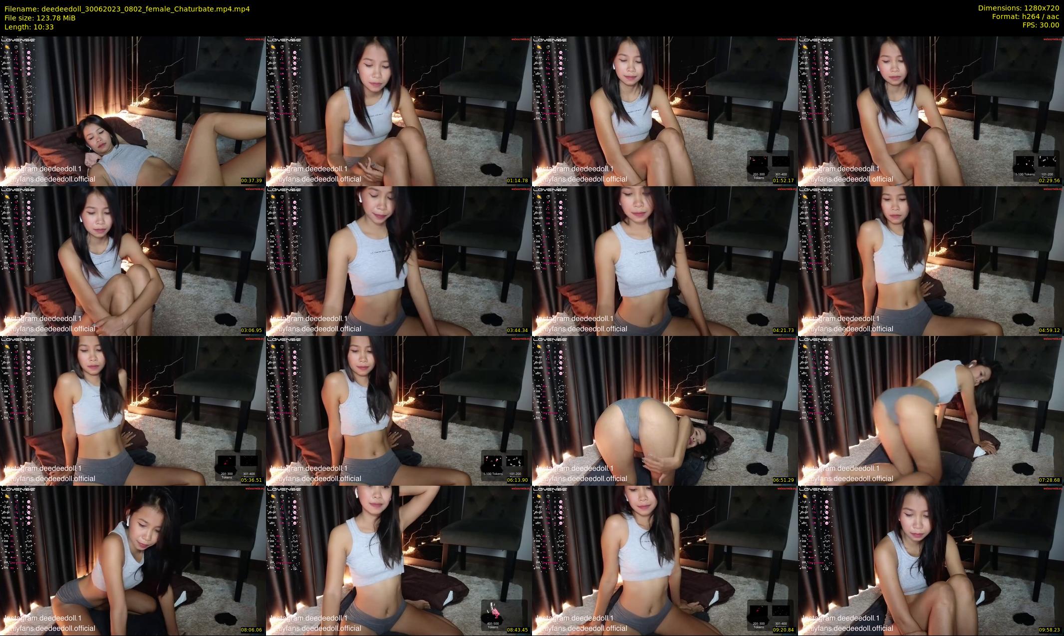 deedeedoll — 11 minute Chaturbate female cam show recording, 720p, Jun 30, 2023