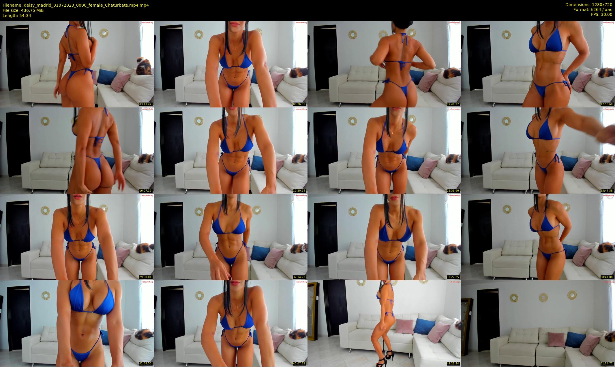 deisy_madrid — 55 minute Chaturbate female cam show recording, 720p, Jul 1, 2023