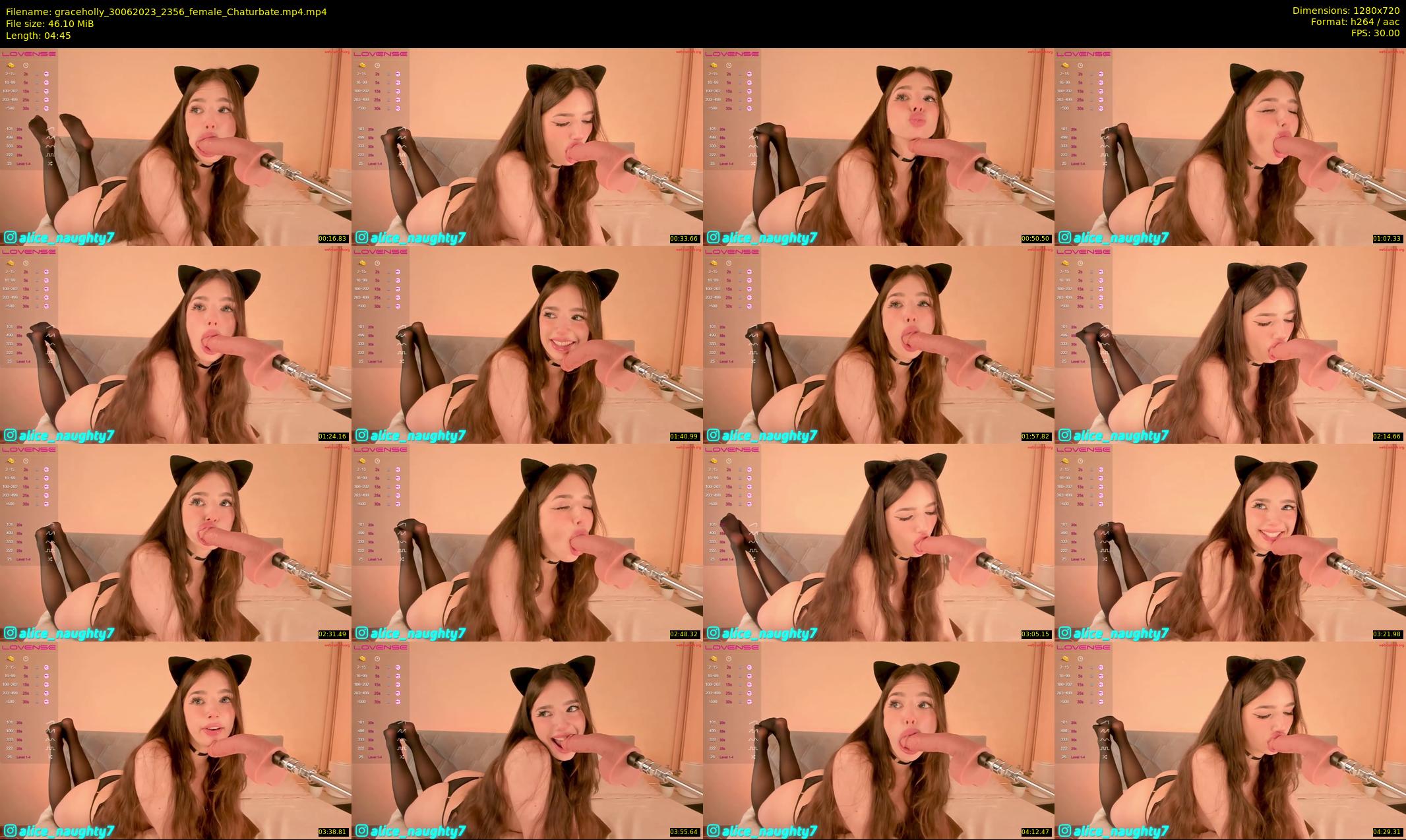 graceholly — 5 minute Chaturbate female cam show recording, 720p, Jun 30, 2023