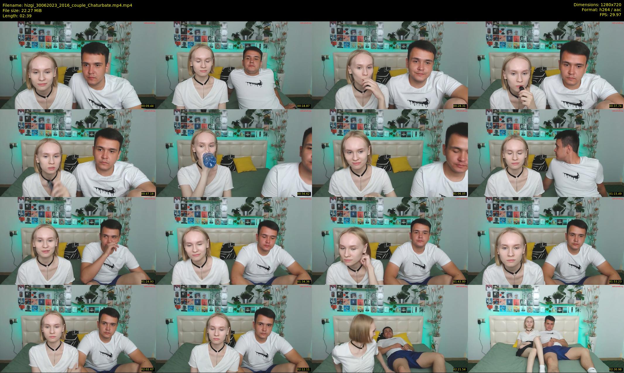 hizgi — 3 minute Chaturbate couple cam show recording, 720p, Jun 30, 2023