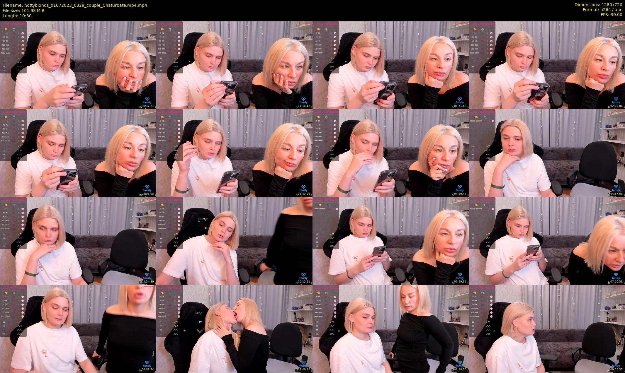hottyblonds — 11 minute Chaturbate couple cam show recording, 720p, Jul 1, 2023
