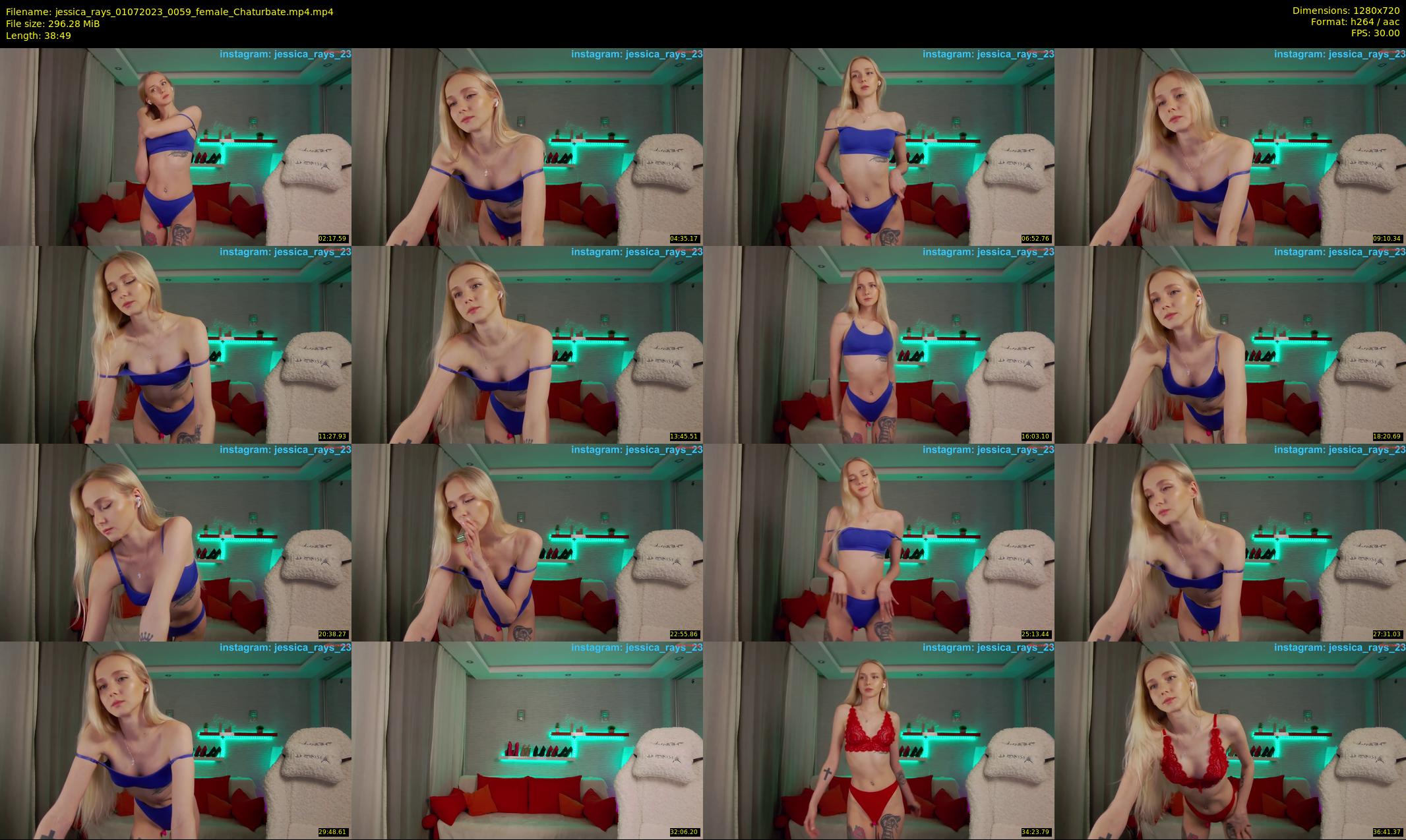 jessica_rays — 39 minute Chaturbate couple cam show recording, 720p, Jul 1, 2023