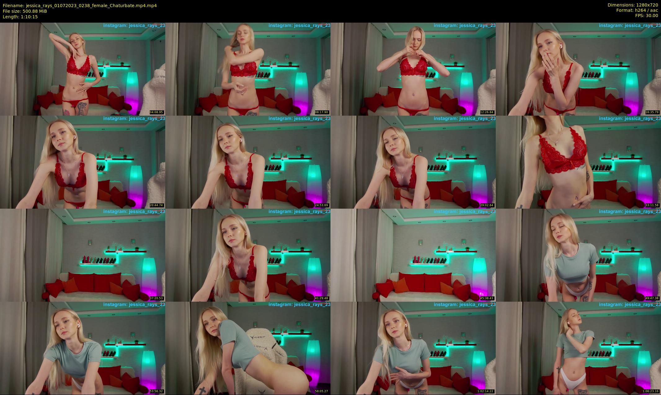 jessica_rays — 71 minute Chaturbate couple cam show recording, 720p, Jul 1, 2023