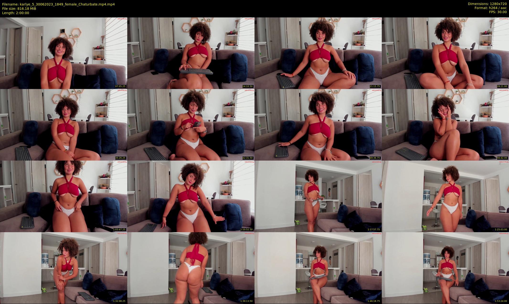 karlye_5 — 120 minute Chaturbate female cam show recording, 720p, Jun 30, 2023