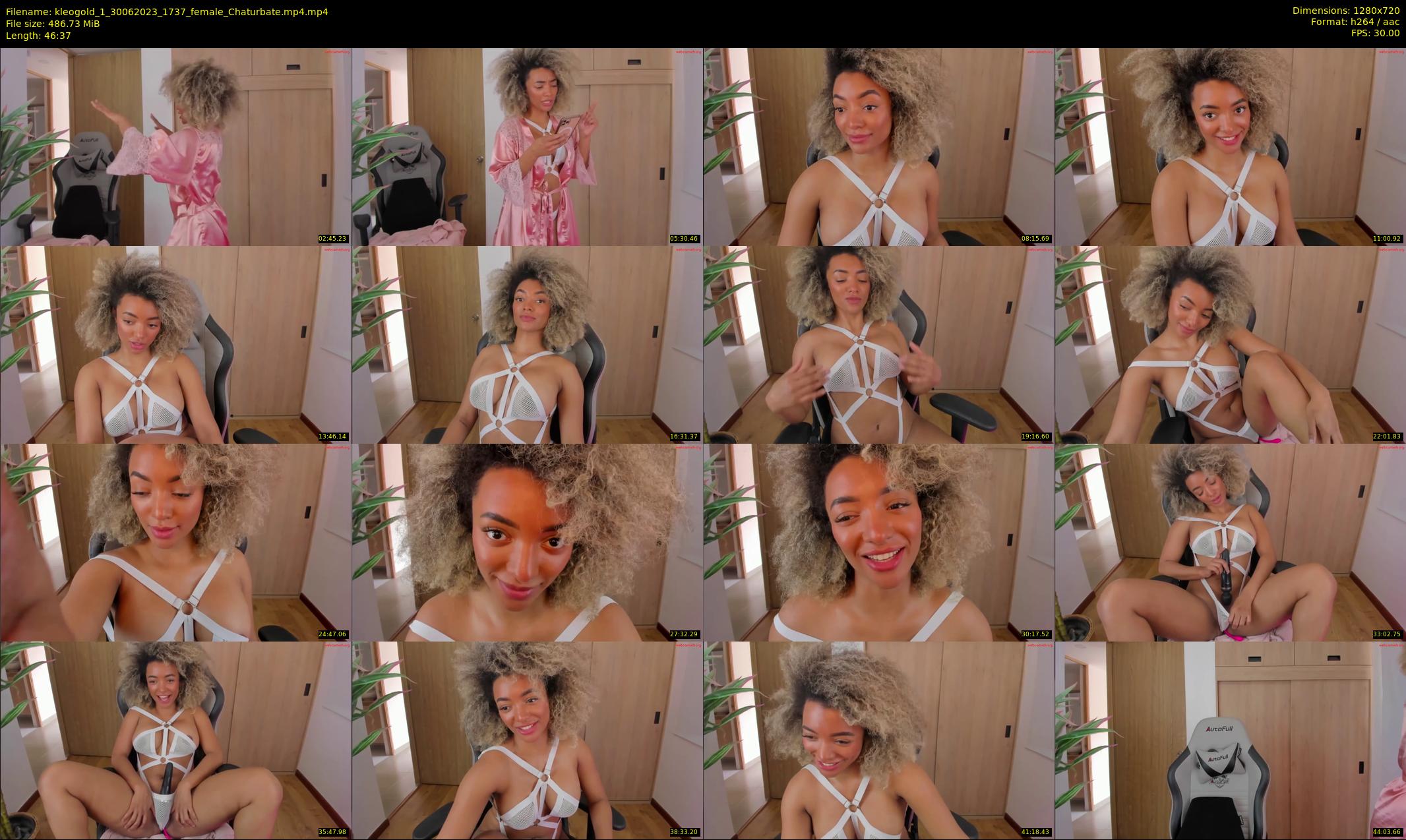 kleogold_1 — 47 minute Chaturbate female cam show recording, 720p, Jun 30, 2023