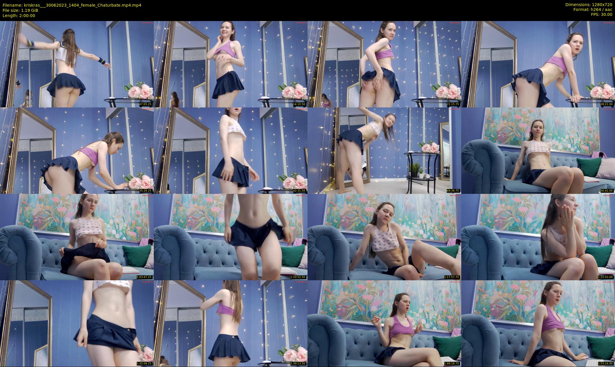 kriskras__ — 120 minute Chaturbate female cam show recording, 720p, Jun 30, 2023