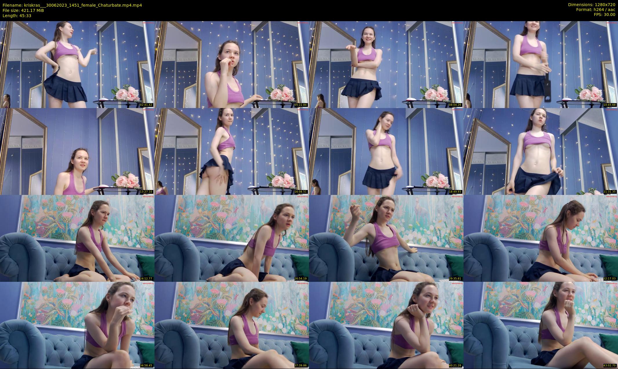 kriskras__ — 46 minute Chaturbate female cam show recording, 720p, Jun 30, 2023