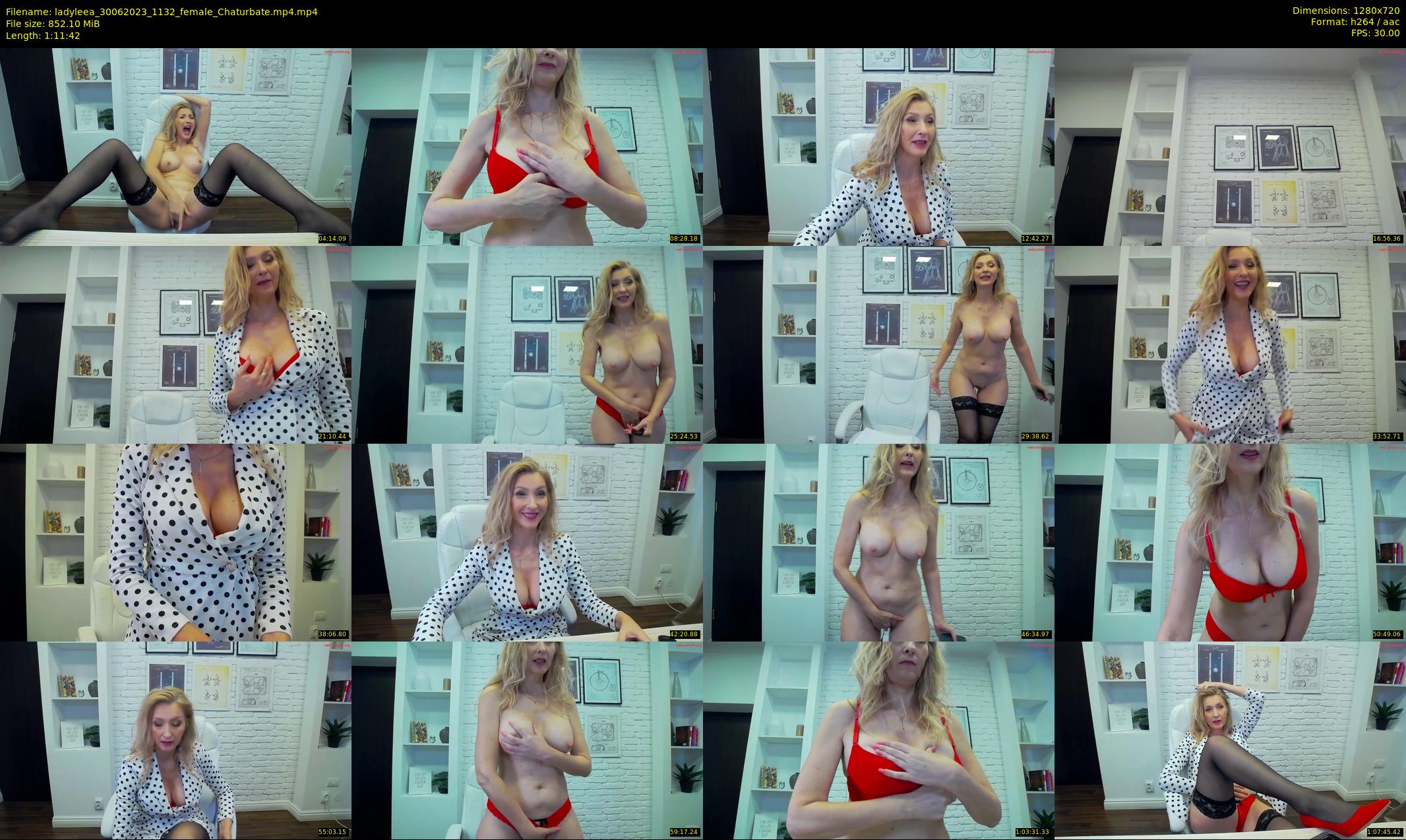 ladyleea — 72 minute Chaturbate female cam show recording, 720p, Jun 30, 2023