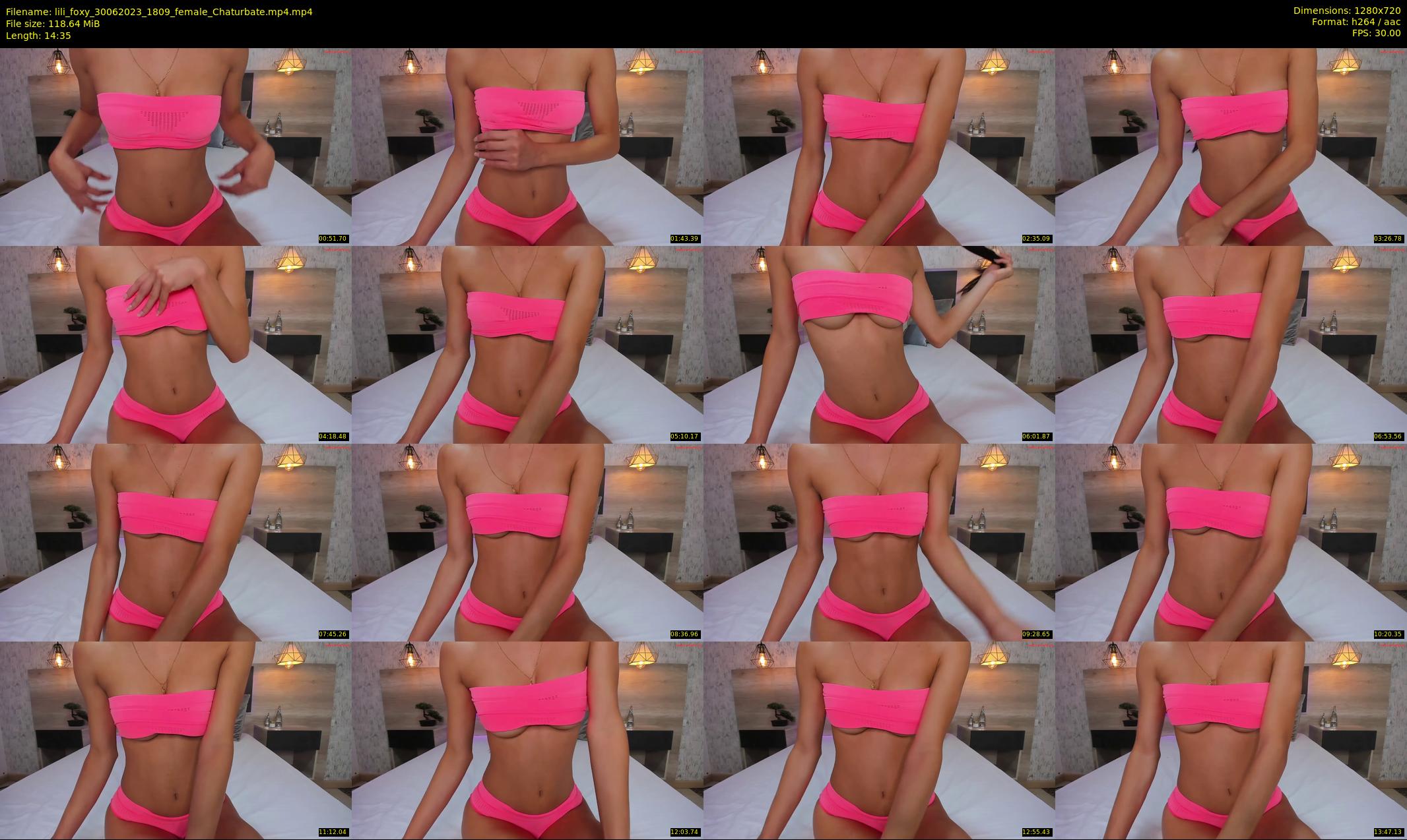 lili_foxy — 15 minute Chaturbate female cam show recording, 720p, Jun 30, 2023
