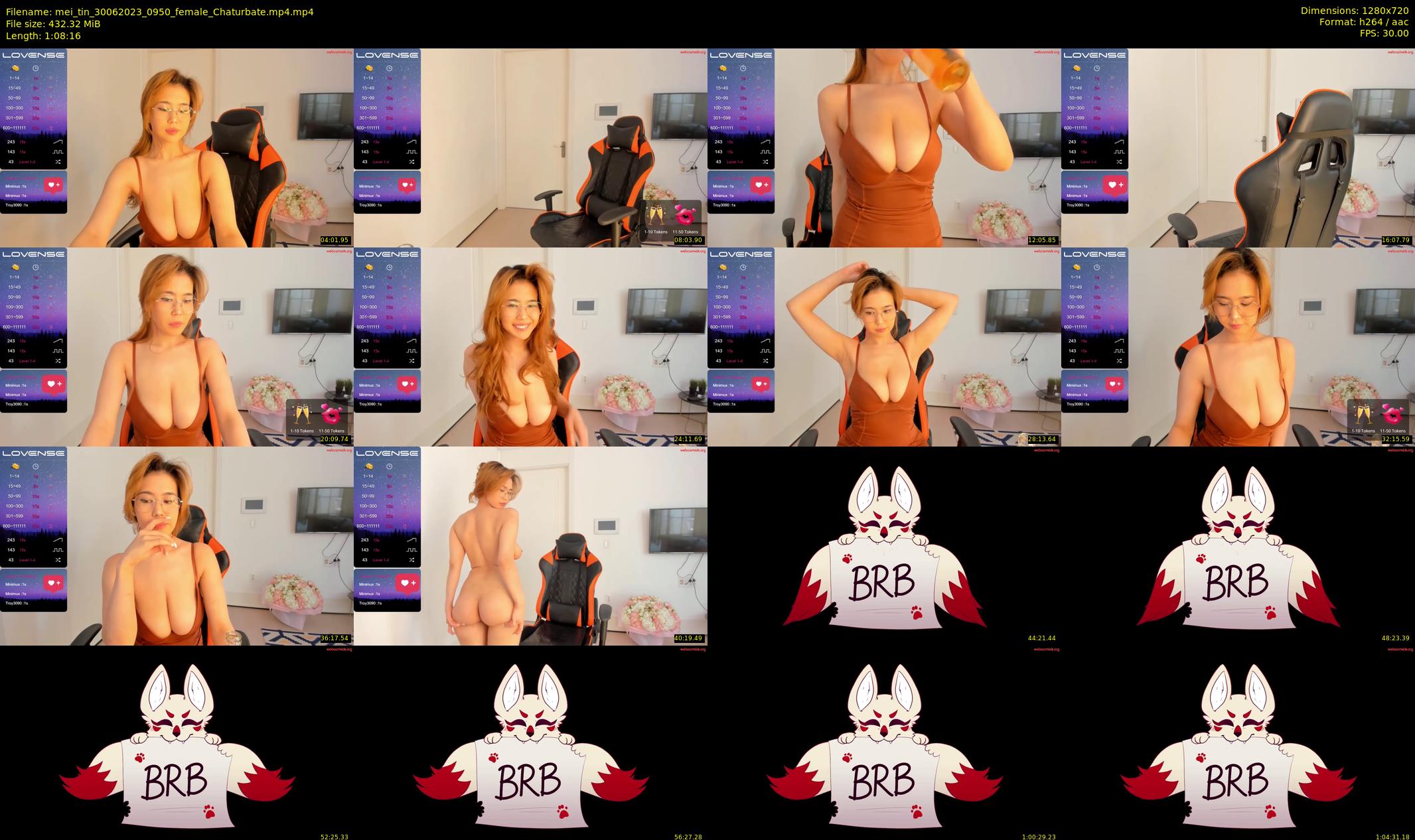 mei_tin — 69 minute Chaturbate female cam show recording, 720p, Jun 30, 2023