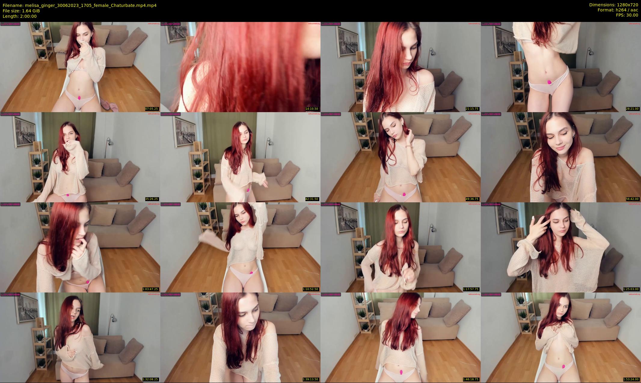 melisa_ginger — 120 minute Chaturbate female cam show recording, 720p, Jun 30, 2023