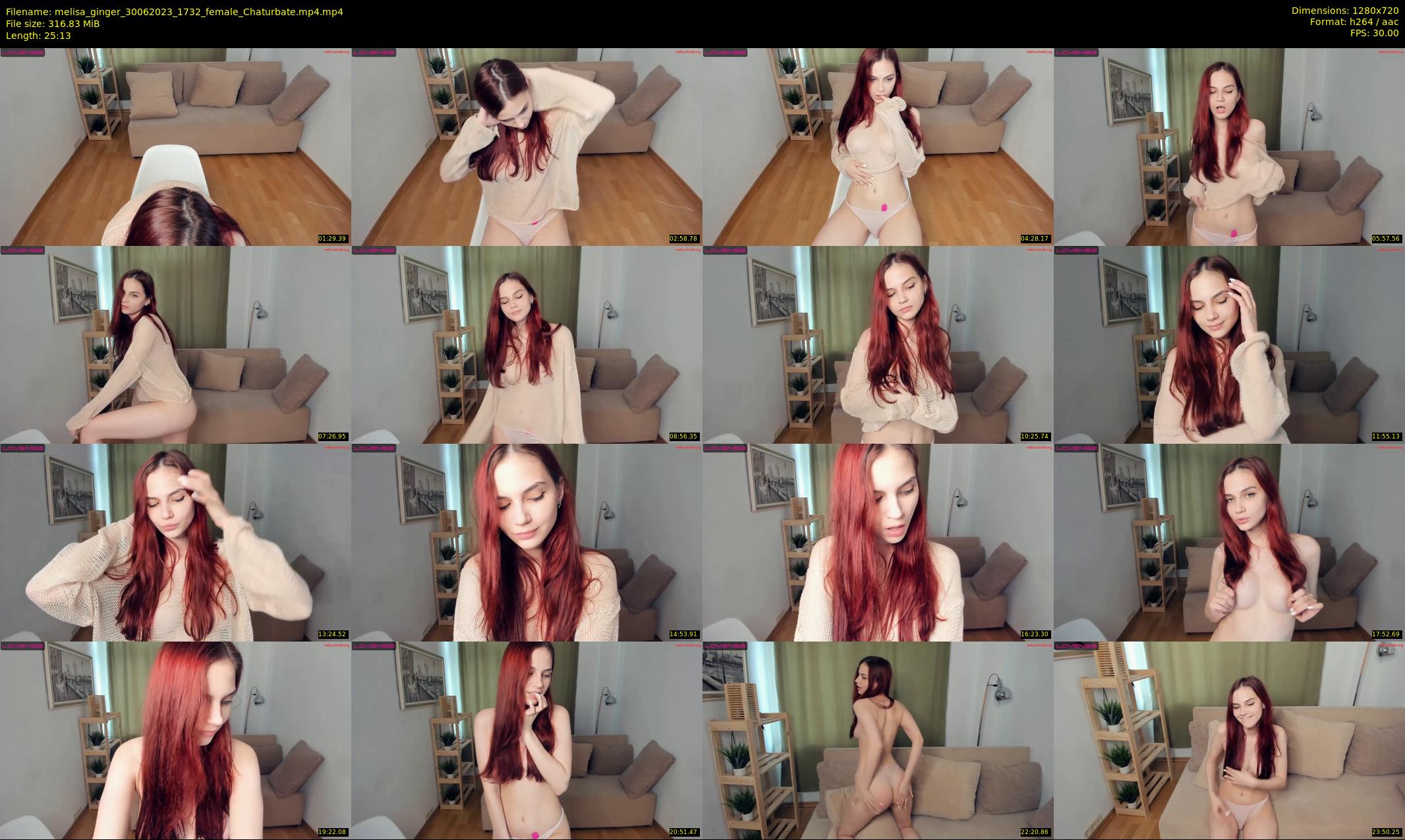 melisa_ginger — 26 minute Chaturbate female cam show recording, 720p, Jun 30, 2023