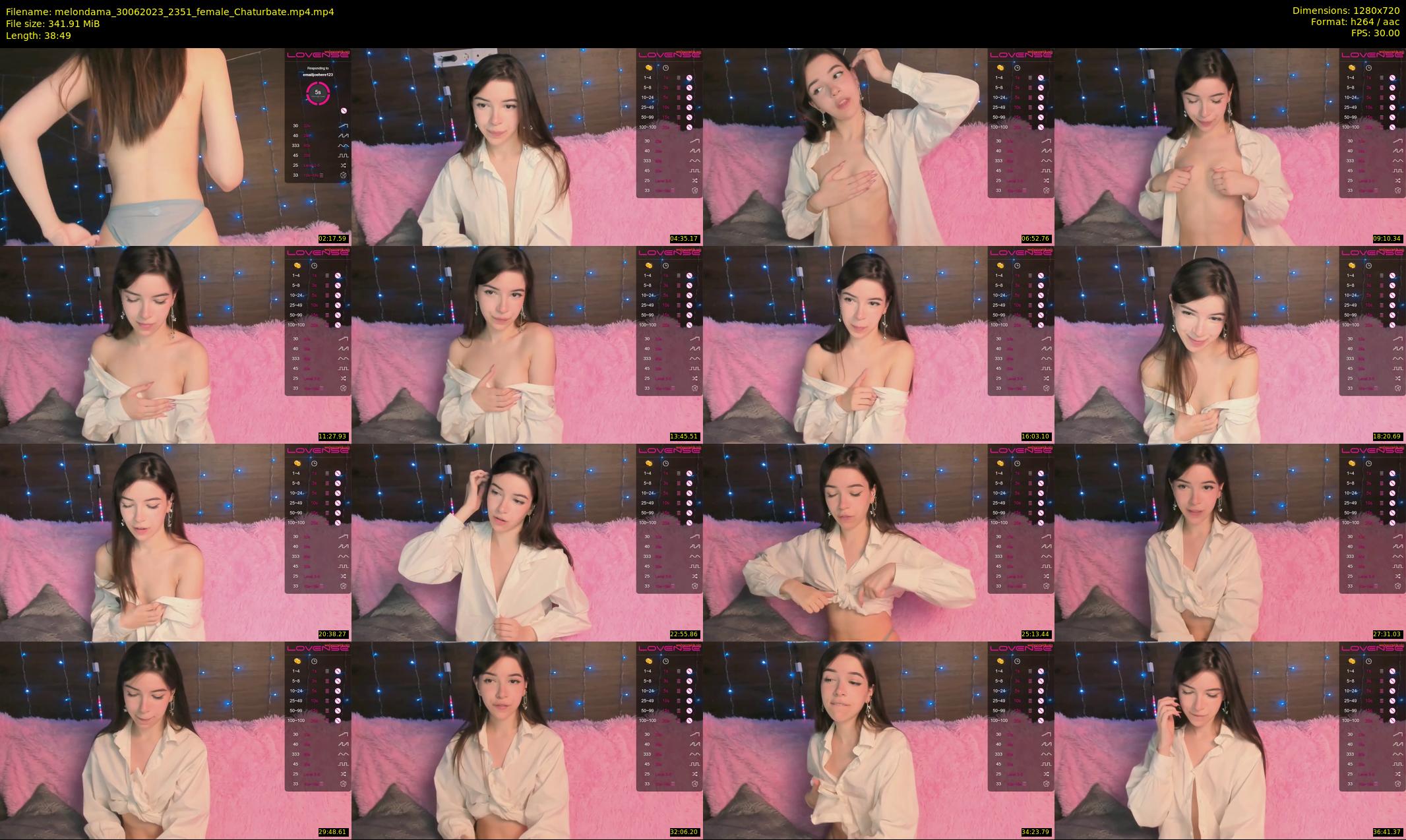 melondama — 39 minute Chaturbate female cam show recording, 720p, Jun 30, 2023