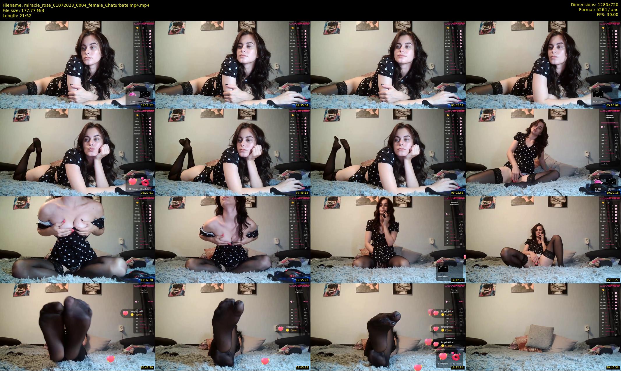 miracle_rose — 22 minute Chaturbate female cam show recording, 720p, Jul 1, 2023