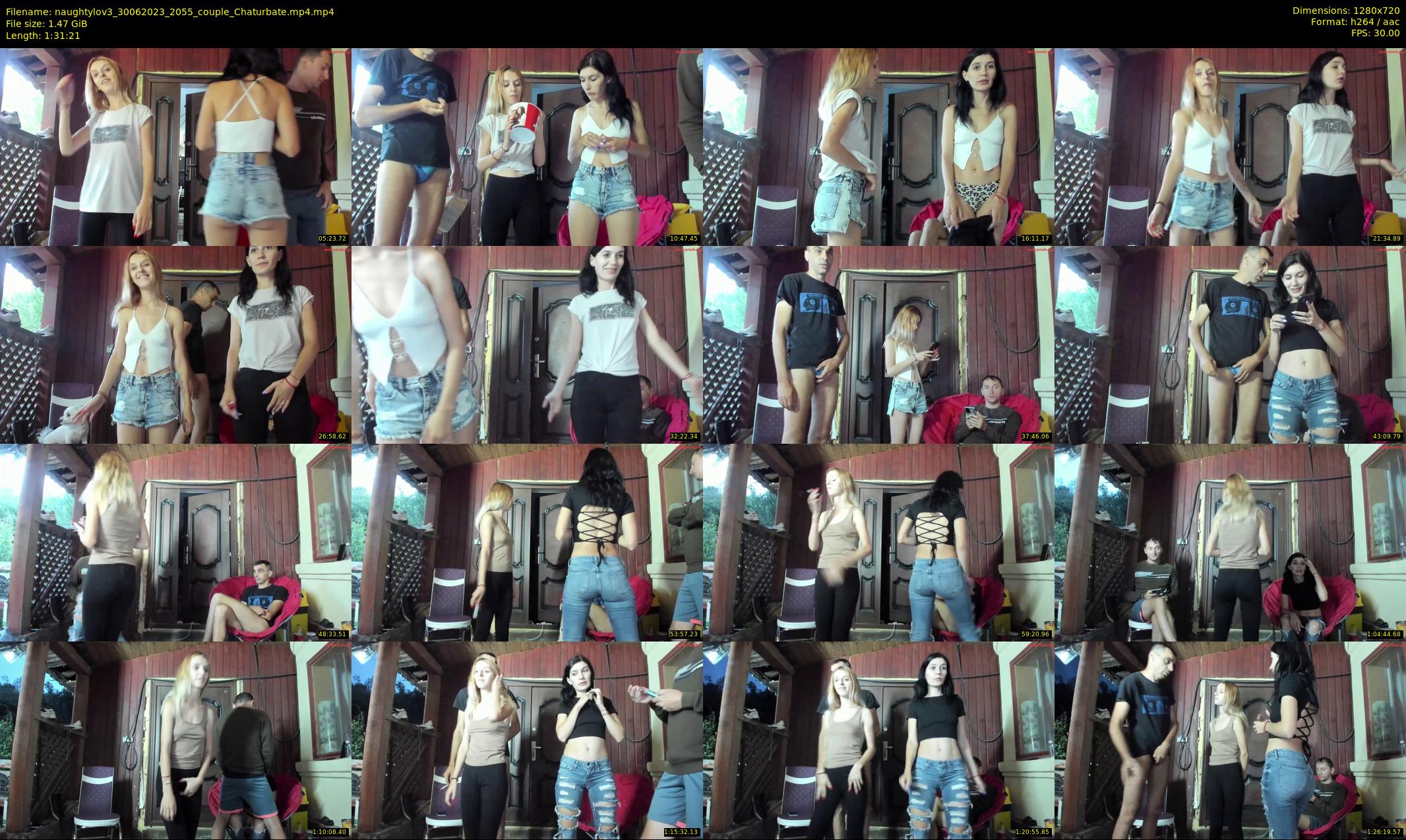 naughtylov3 — 92 minute Chaturbate couple cam show recording, 720p, Jun 30, 2023