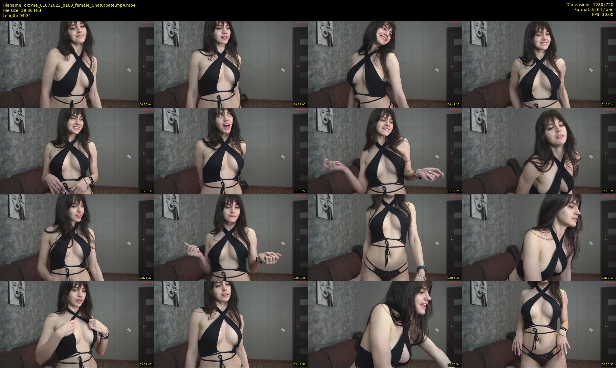 oxxme — 5 minute Chaturbate female cam show recording, 720p, Jul 1, 2023