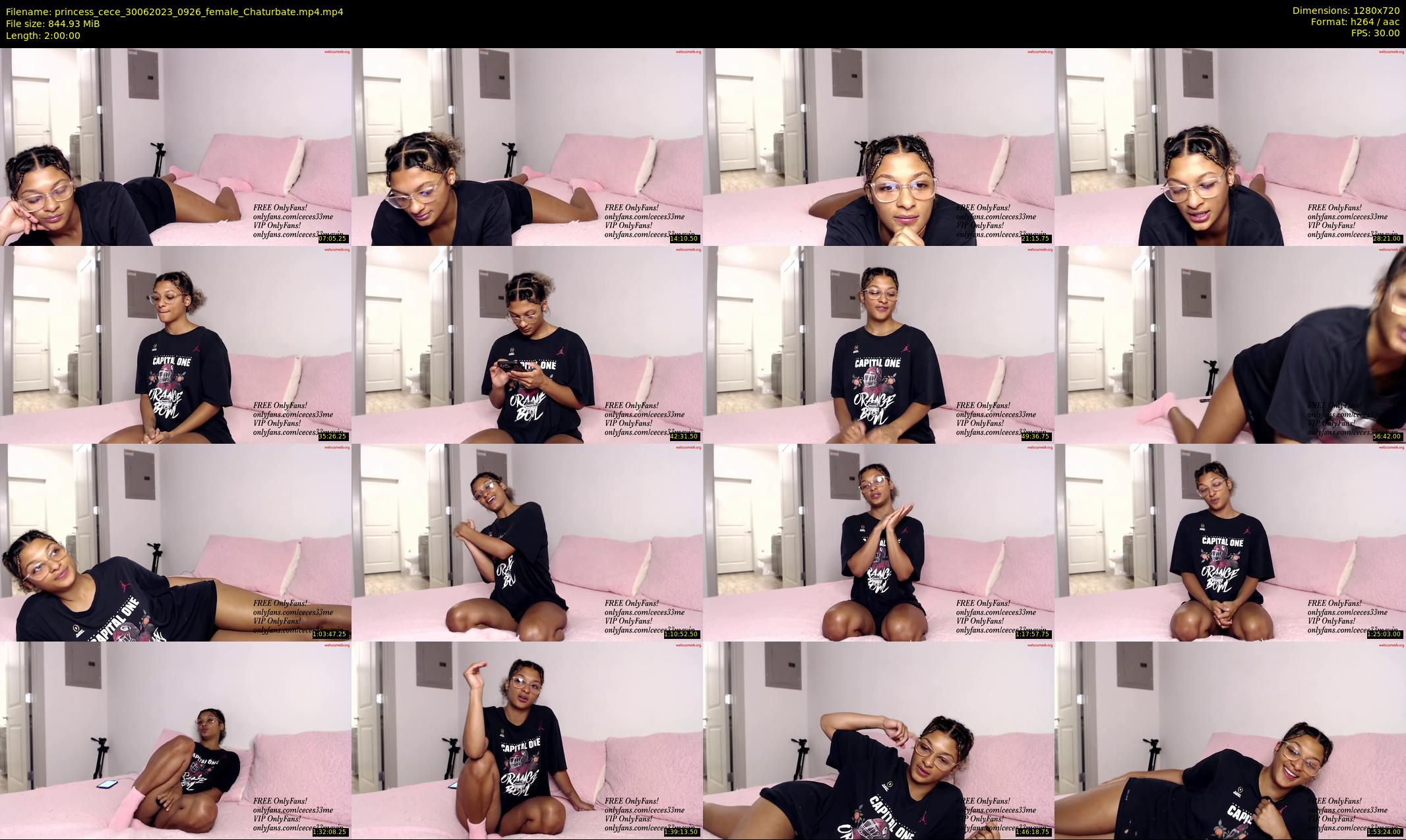 princess_cece — 120 minute Chaturbate female cam show recording, 720p, Jun 30, 2023