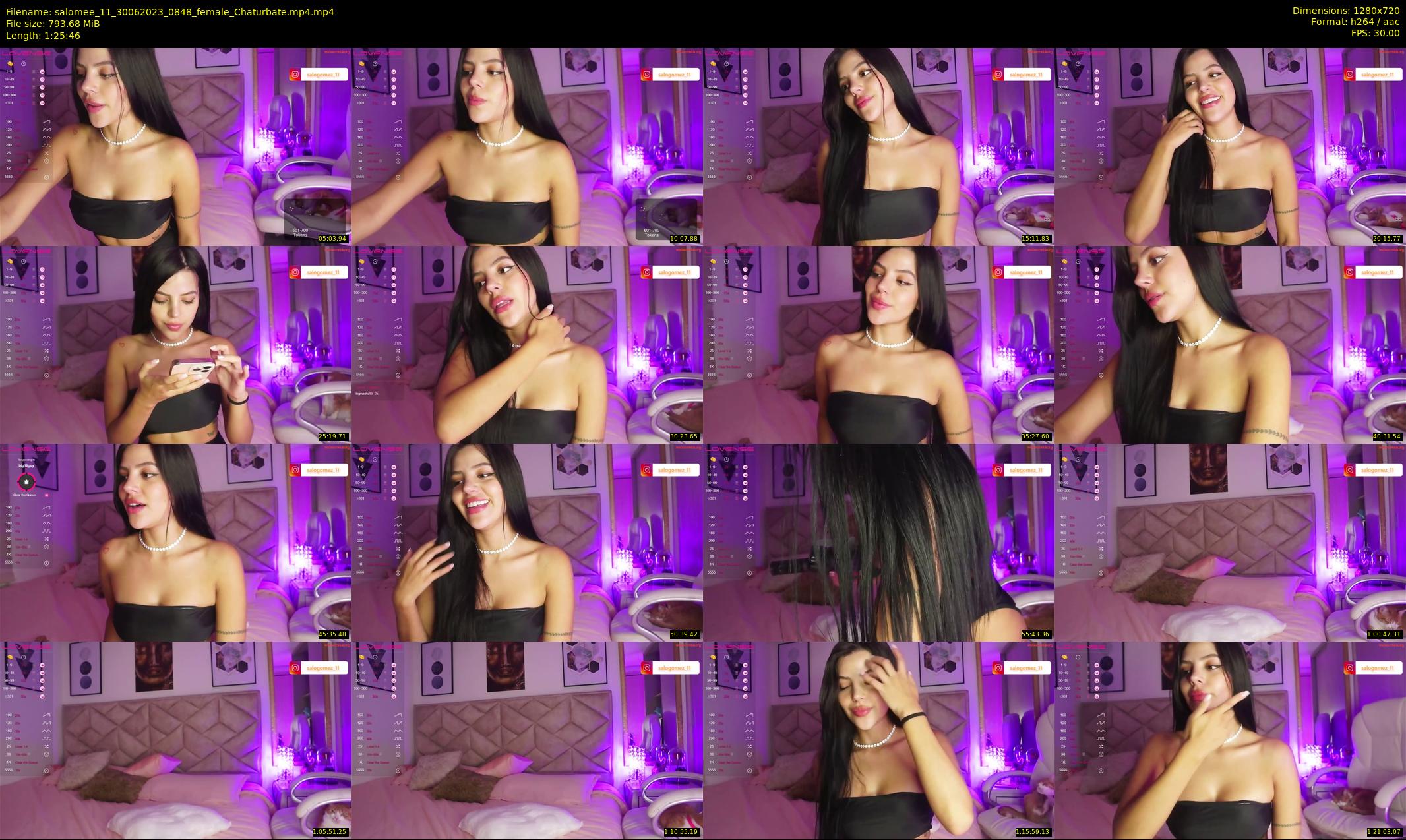 salomee_11 — 86 minute Chaturbate female cam show recording, 720p, Jun 30, 2023