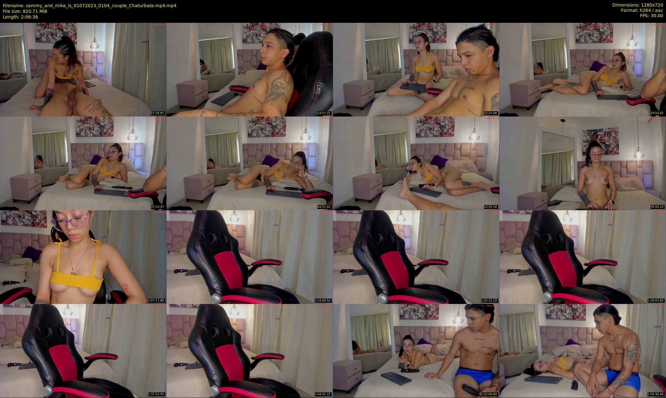 sammy_and_mike_ls — 127 minute Chaturbate couple cam show recording, 720p, Jul 1, 2023