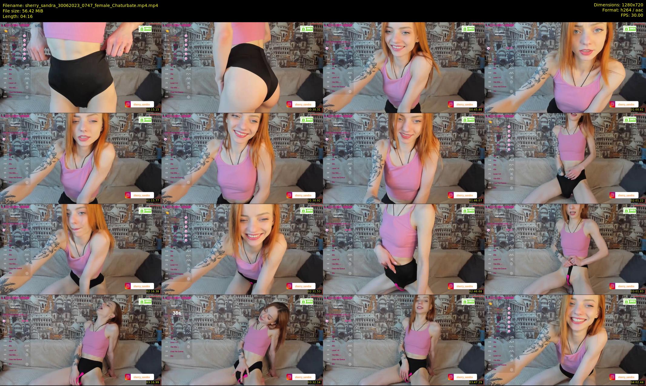sherry_sandra — 5 minute Chaturbate female cam show recording, 720p, Jun 30, 2023