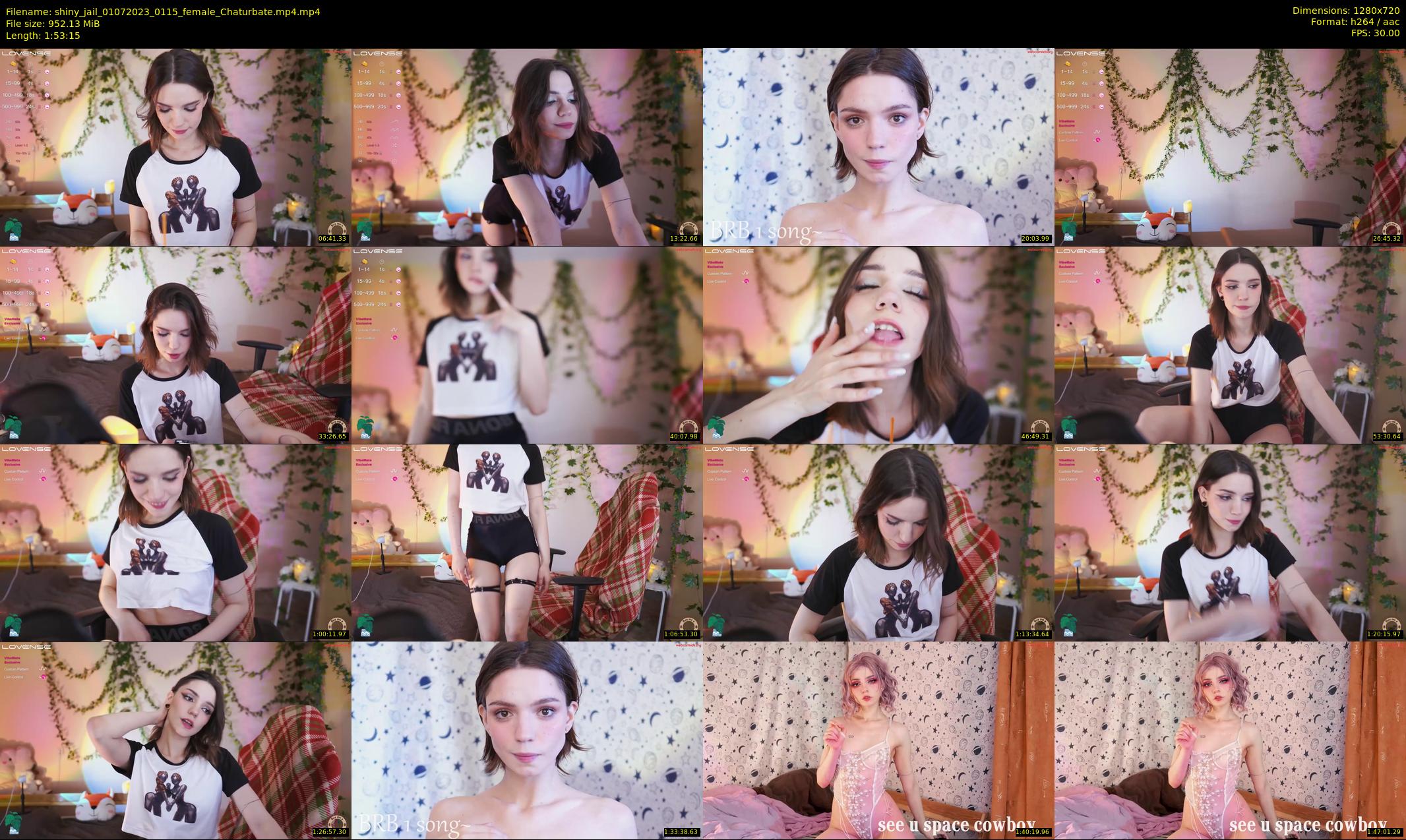 shiny_jail — 114 minute Chaturbate female cam show recording, 720p, Jul 1, 2023