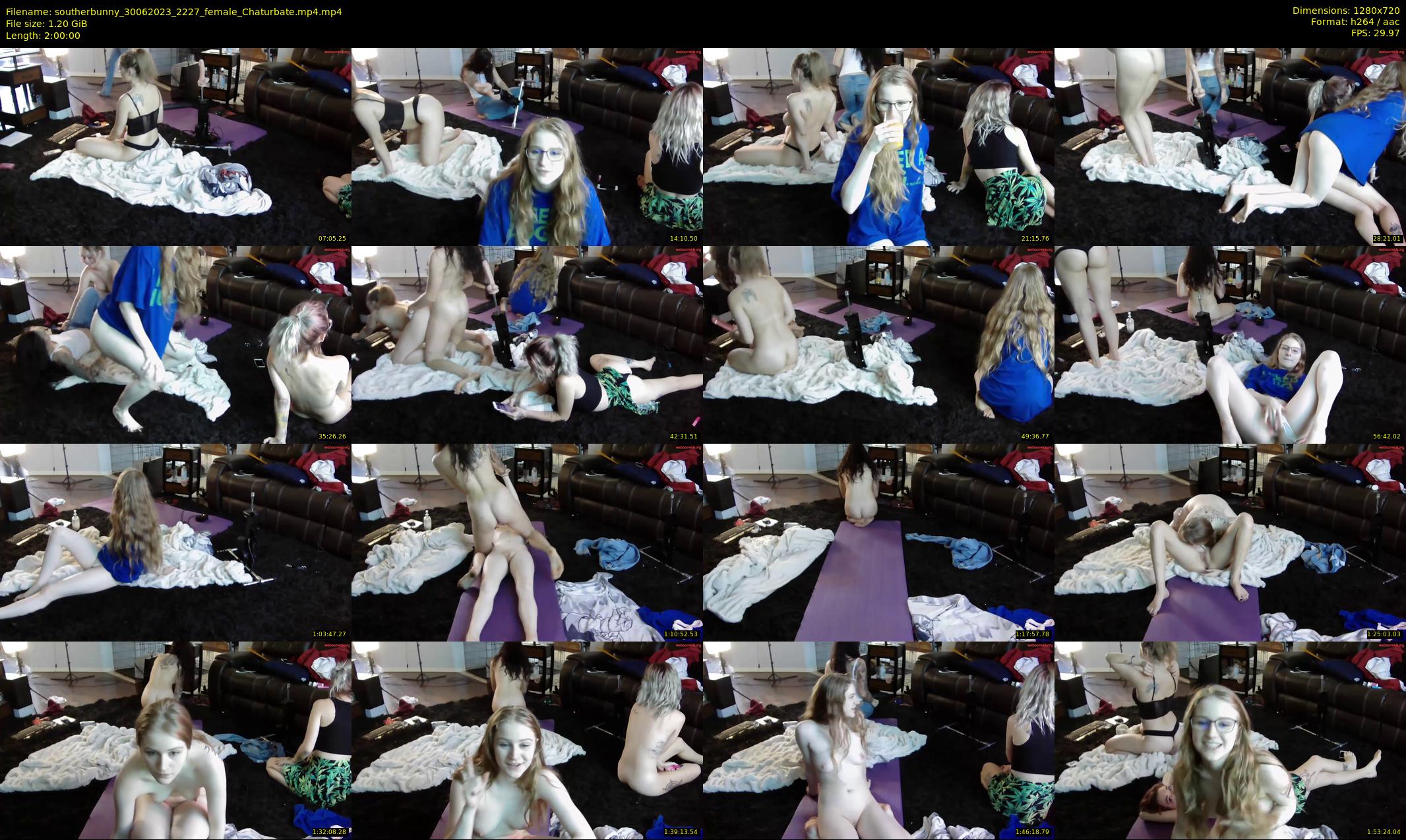 southerbunny — 120 minute Chaturbate female cam show recording, 720p, Jun 30, 2023