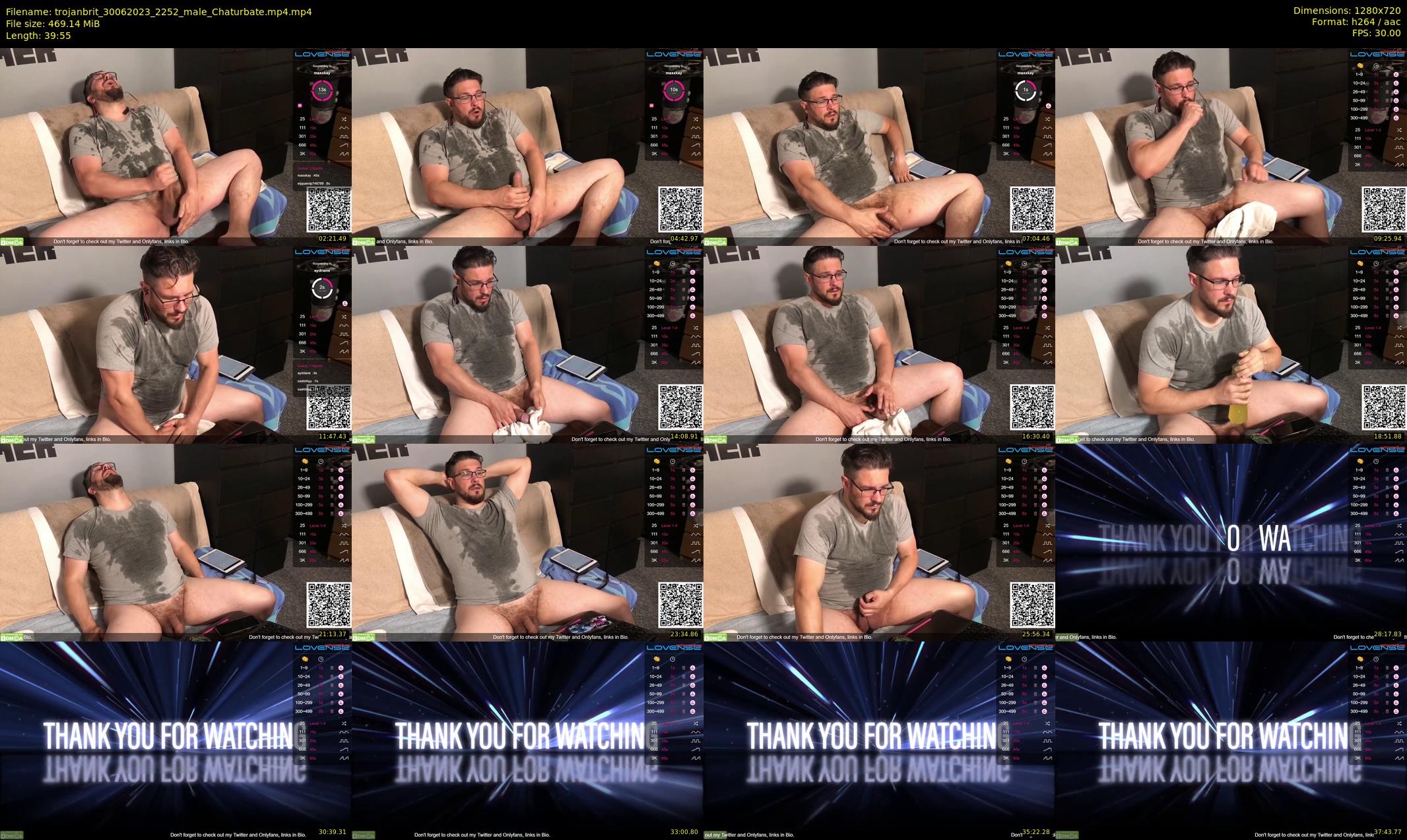 trojanbrit — 40 minute Chaturbate male cam show recording, 720p, Jun 30, 2023